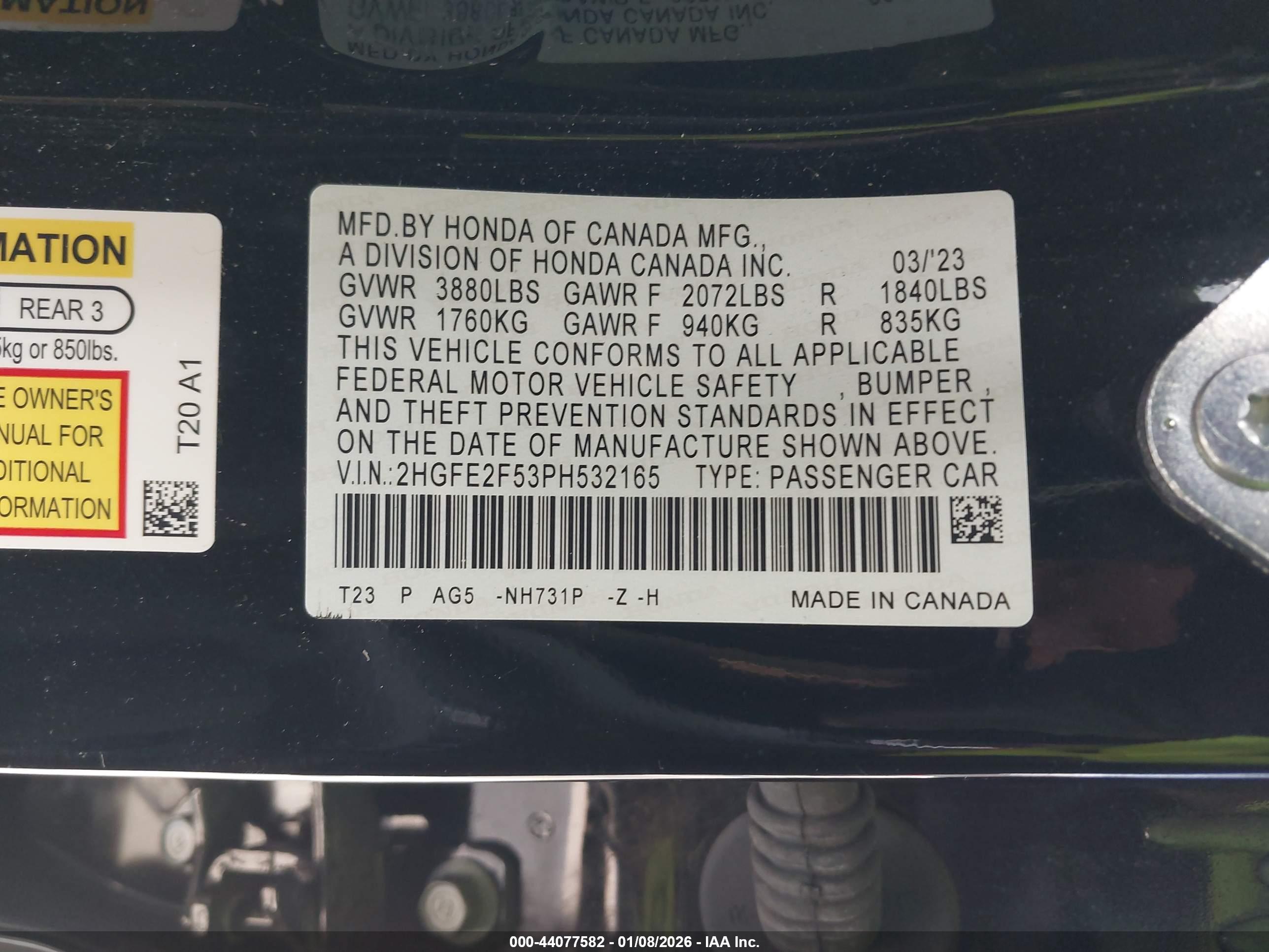 HONDA CIVIC image 9
