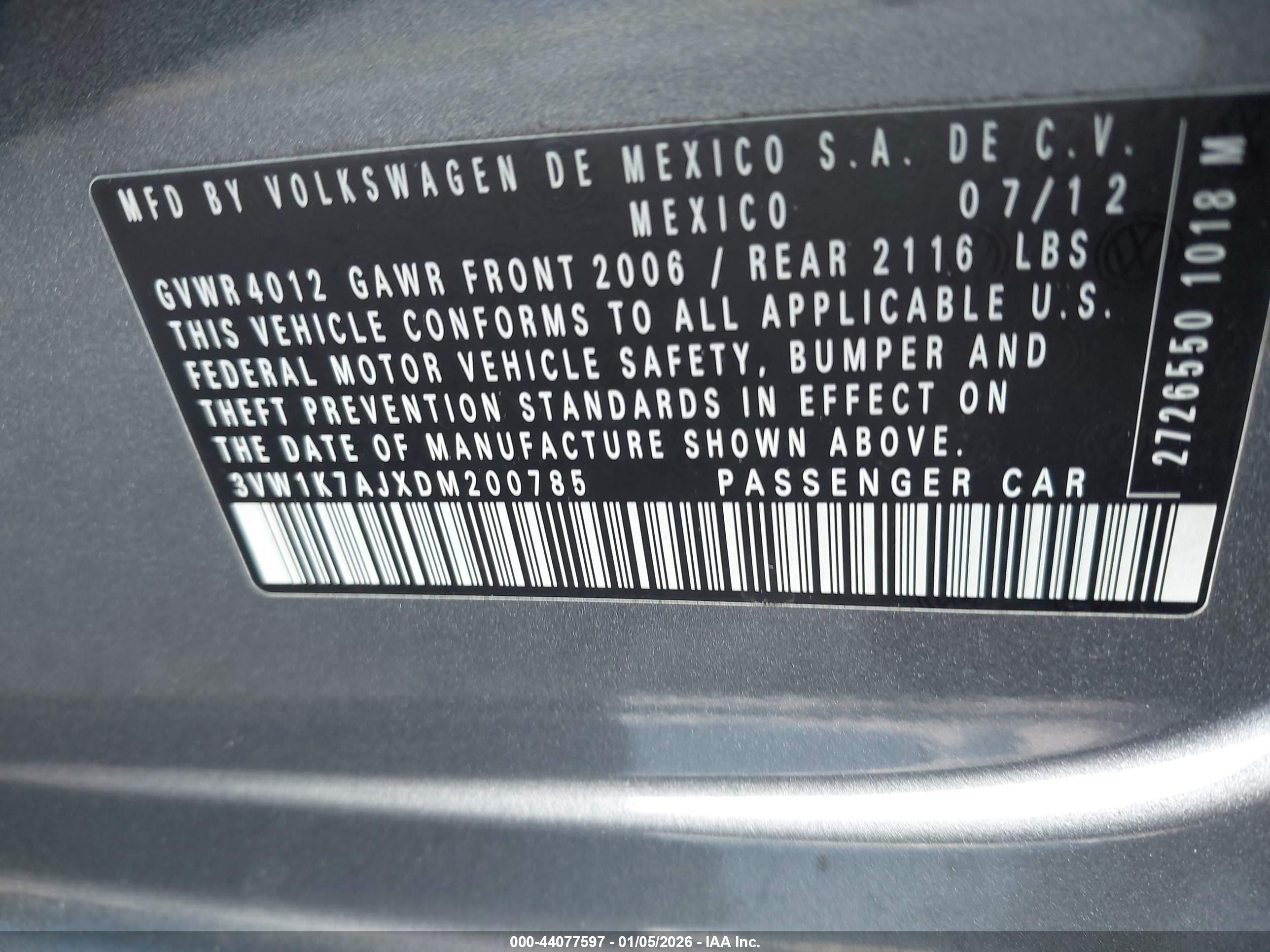 VOLKSWAGEN JETTA image 9