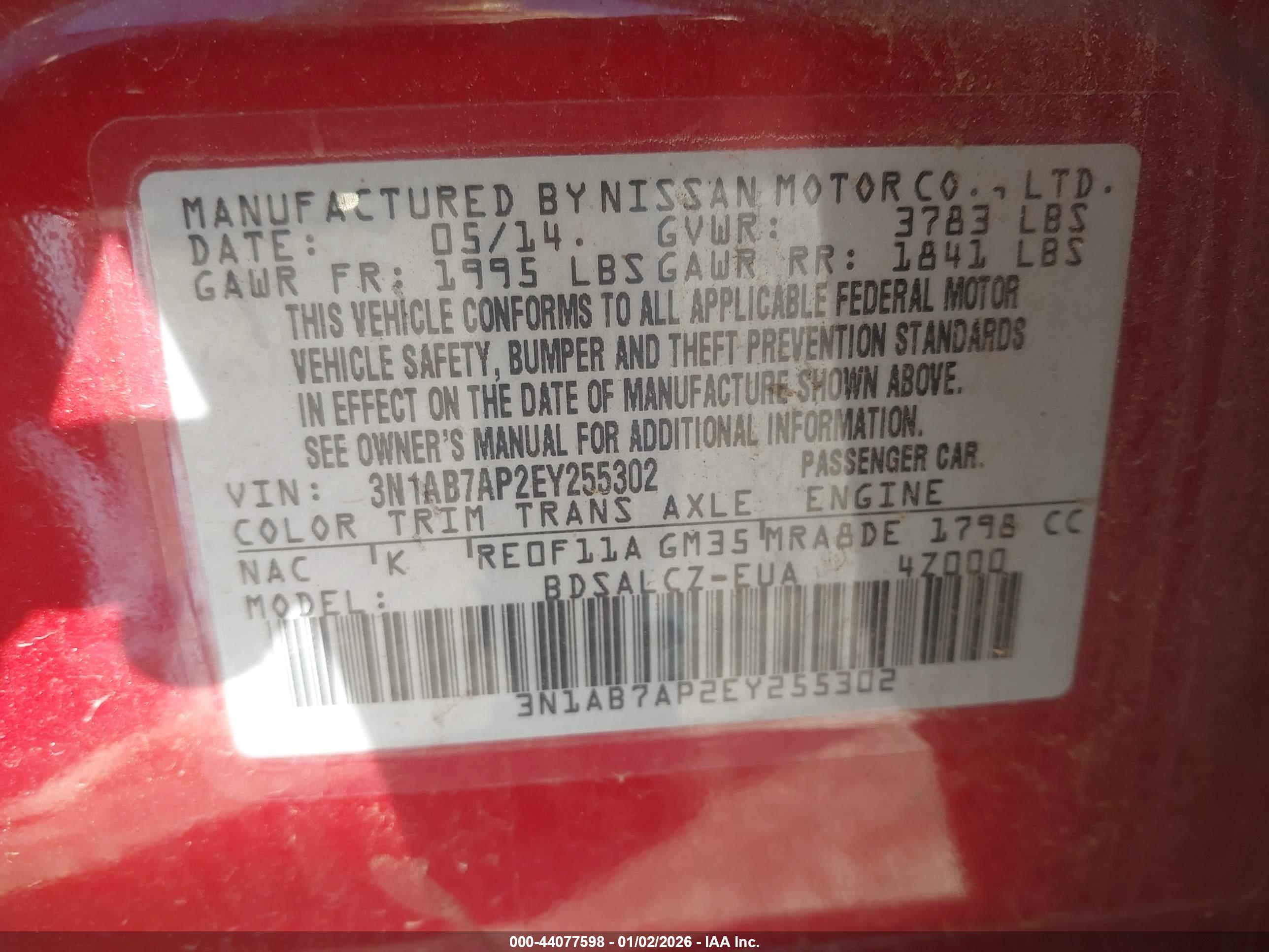 NISSAN SENTRA image 9