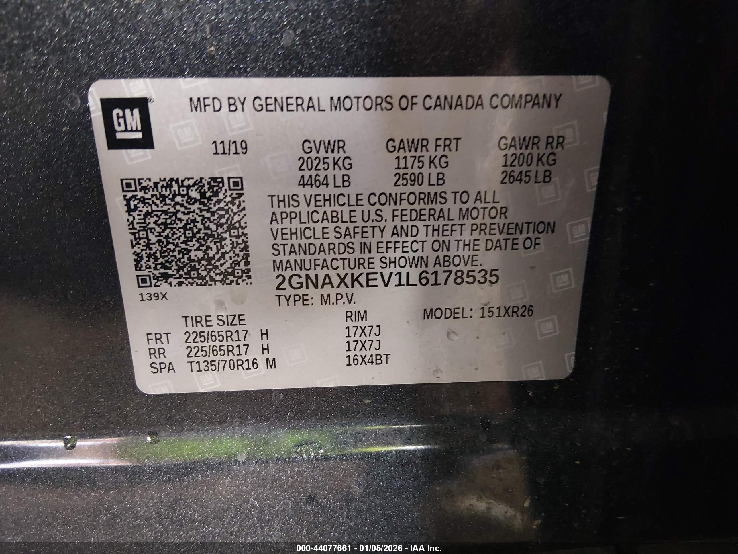 CHEVROLET EQUINOX image 9