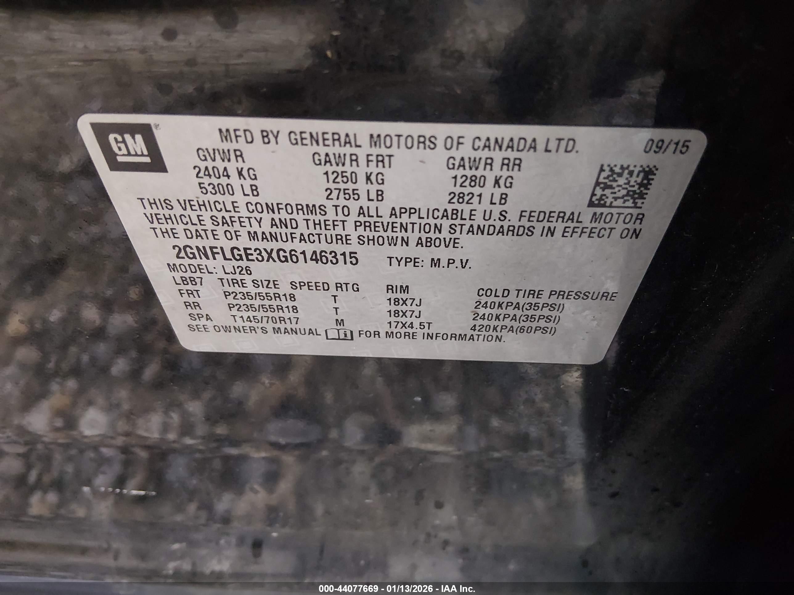 CHEVROLET EQUINOX image 9