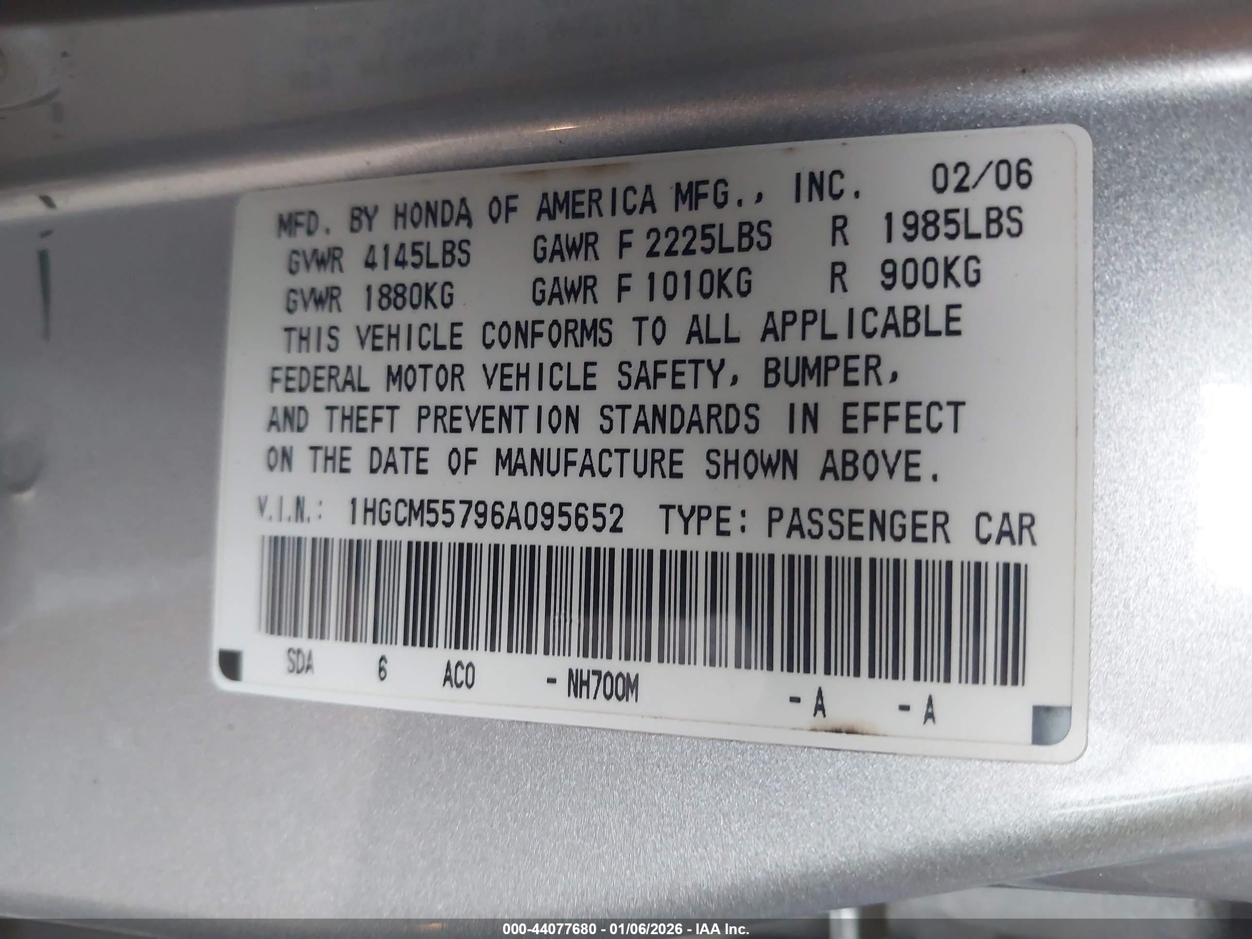 HONDA ACCORD image 9