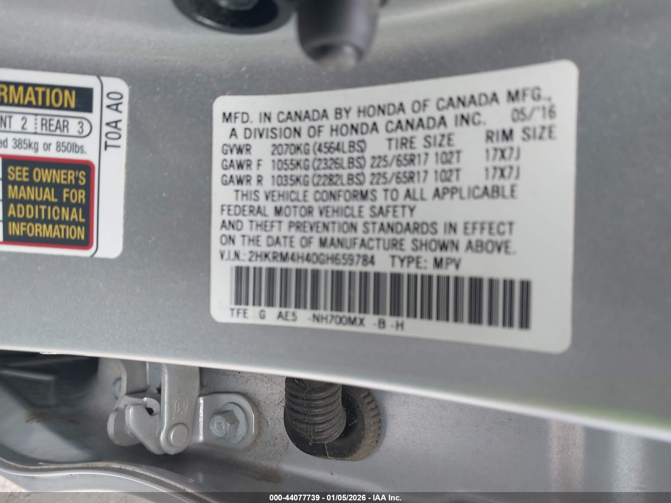 HONDA CR-V image 9