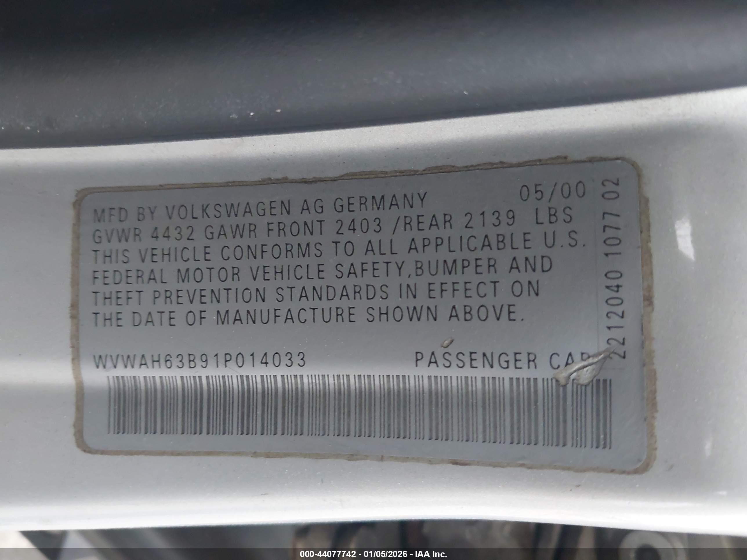 VOLKSWAGEN PASSAT image 9