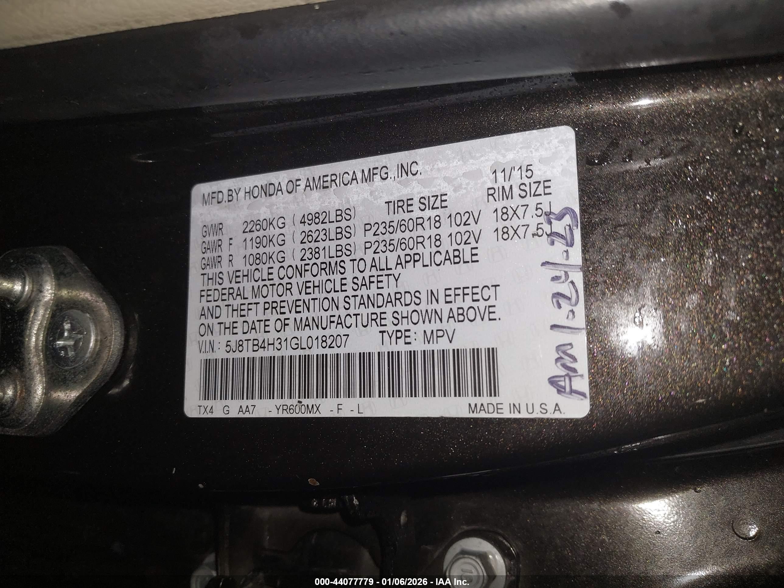 ACURA RDX image 9