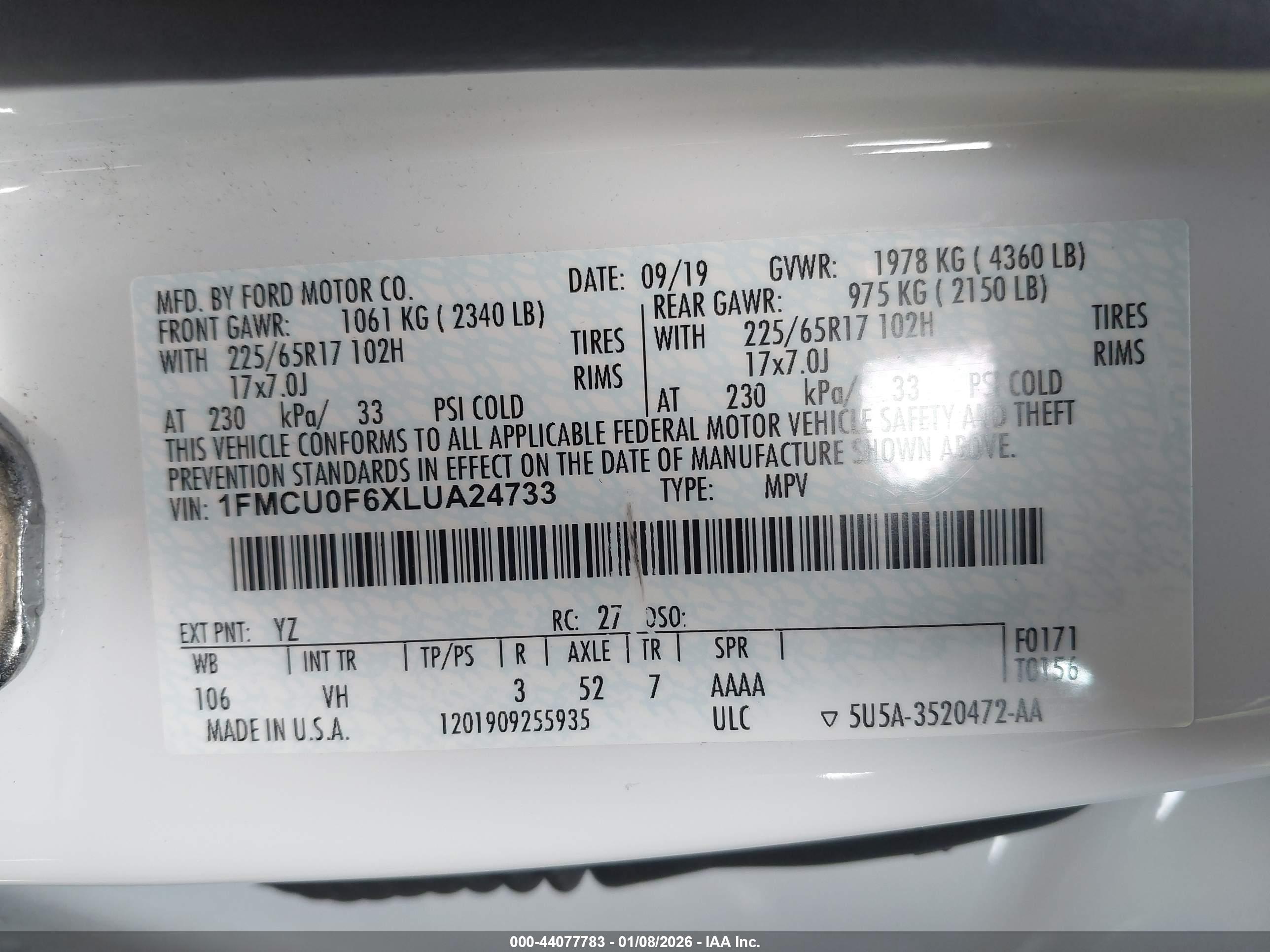 FORD ESCAPE image 9