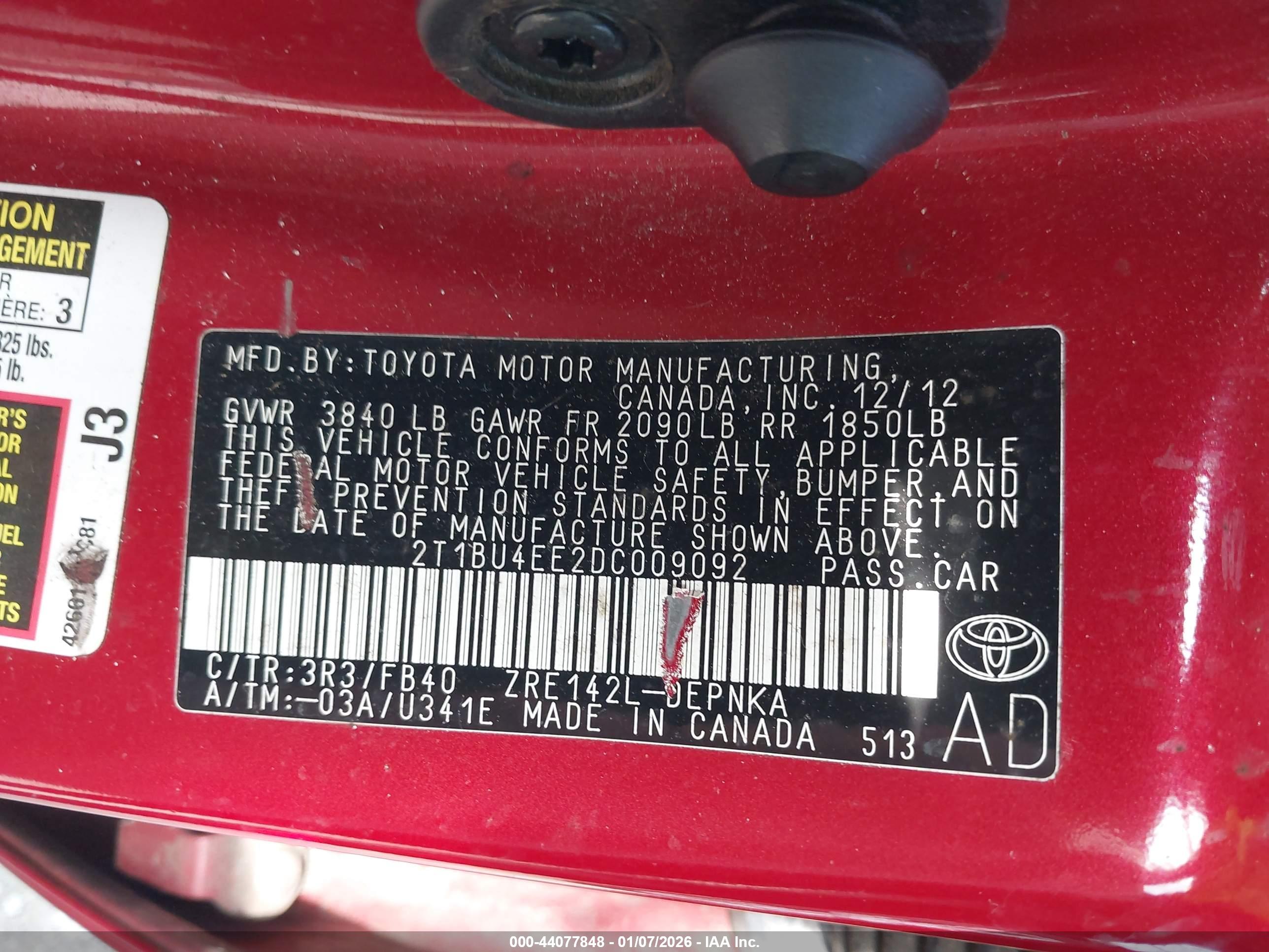 TOYOTA COROLLA image 9