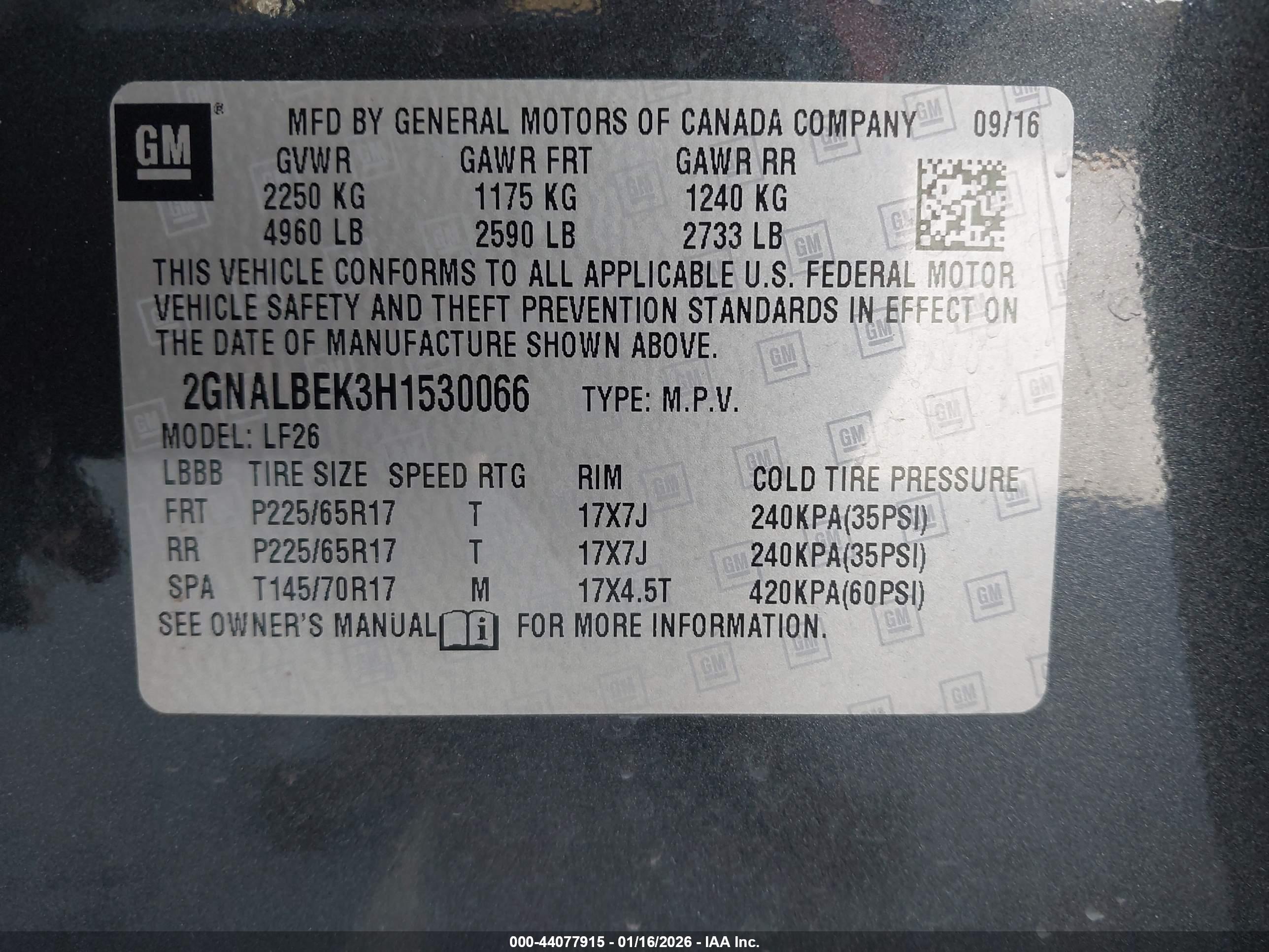 CHEVROLET EQUINOX image 9