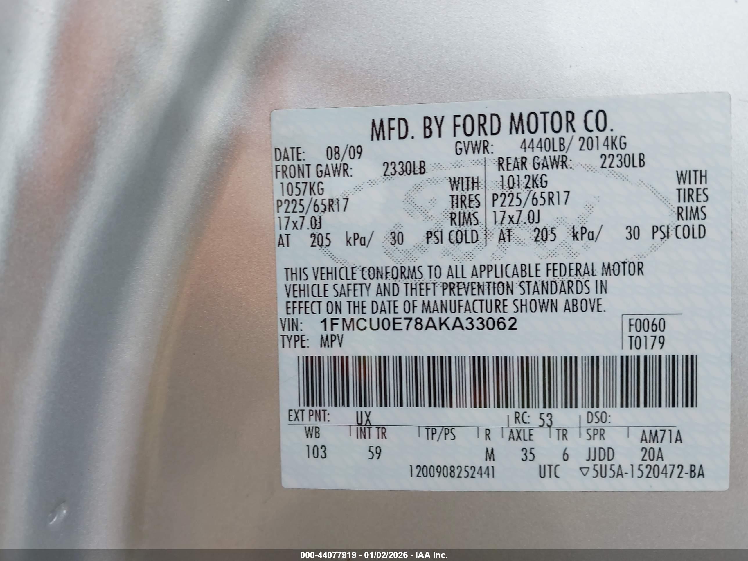 FORD ESCAPE image 9