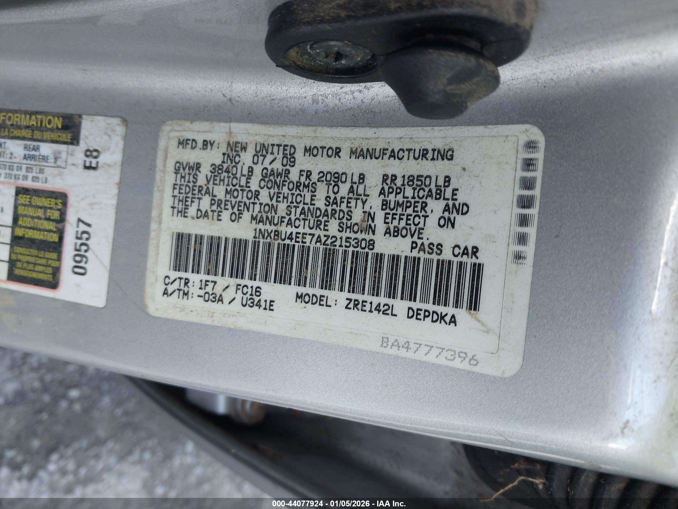 TOYOTA COROLLA image 9