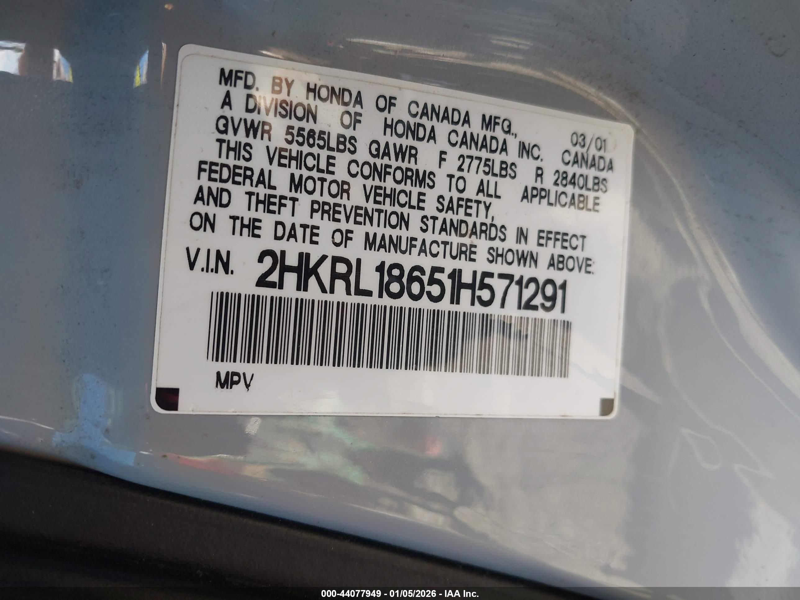 HONDA ODYSSEY image 9