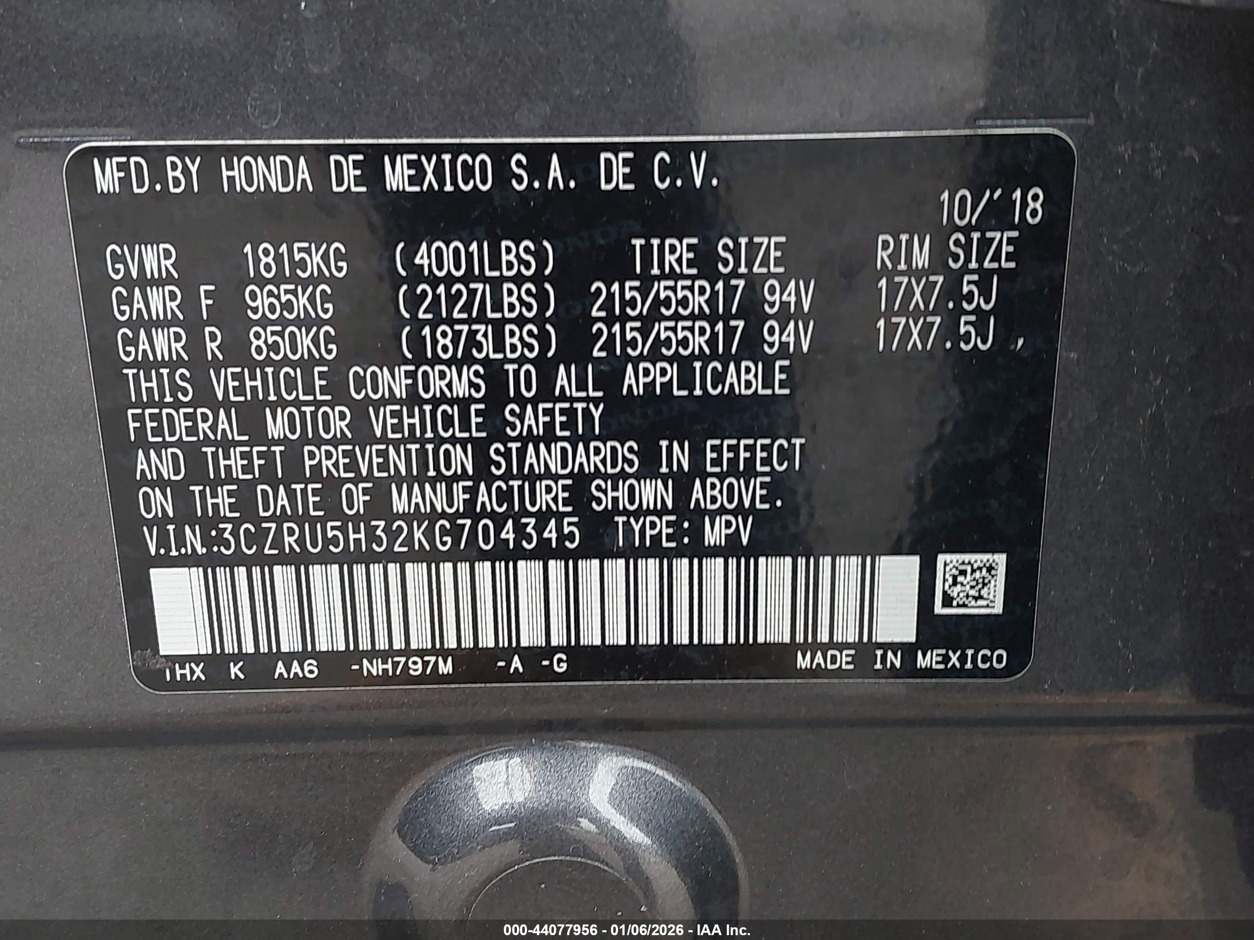 HONDA HR-V image 9