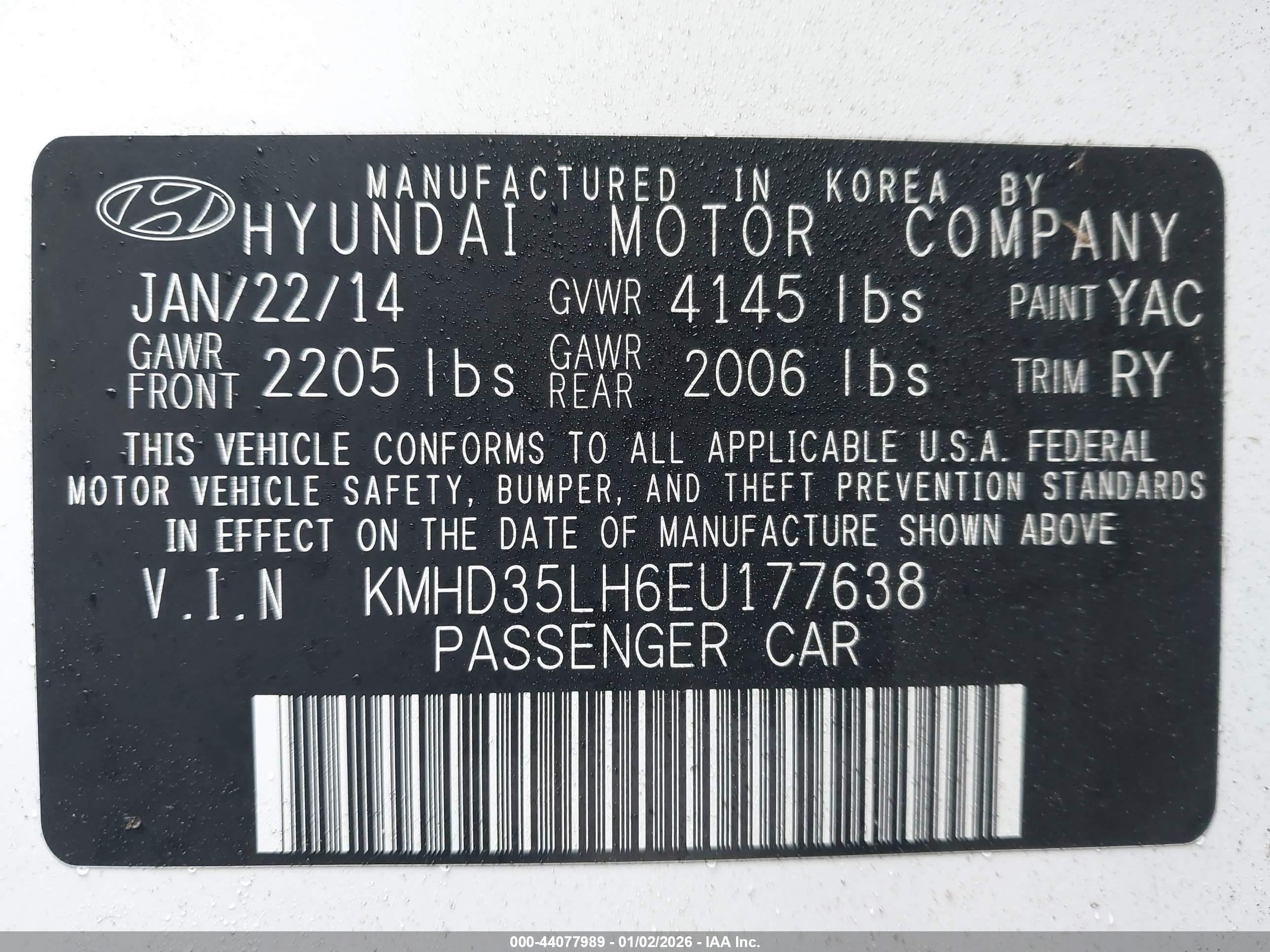 HYUNDAI ELANTRA image 9