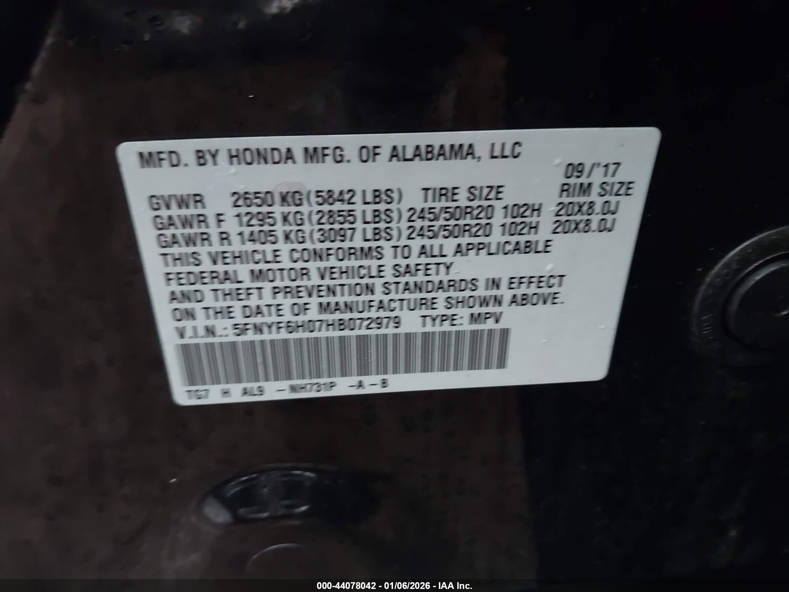 HONDA PILOT image 9