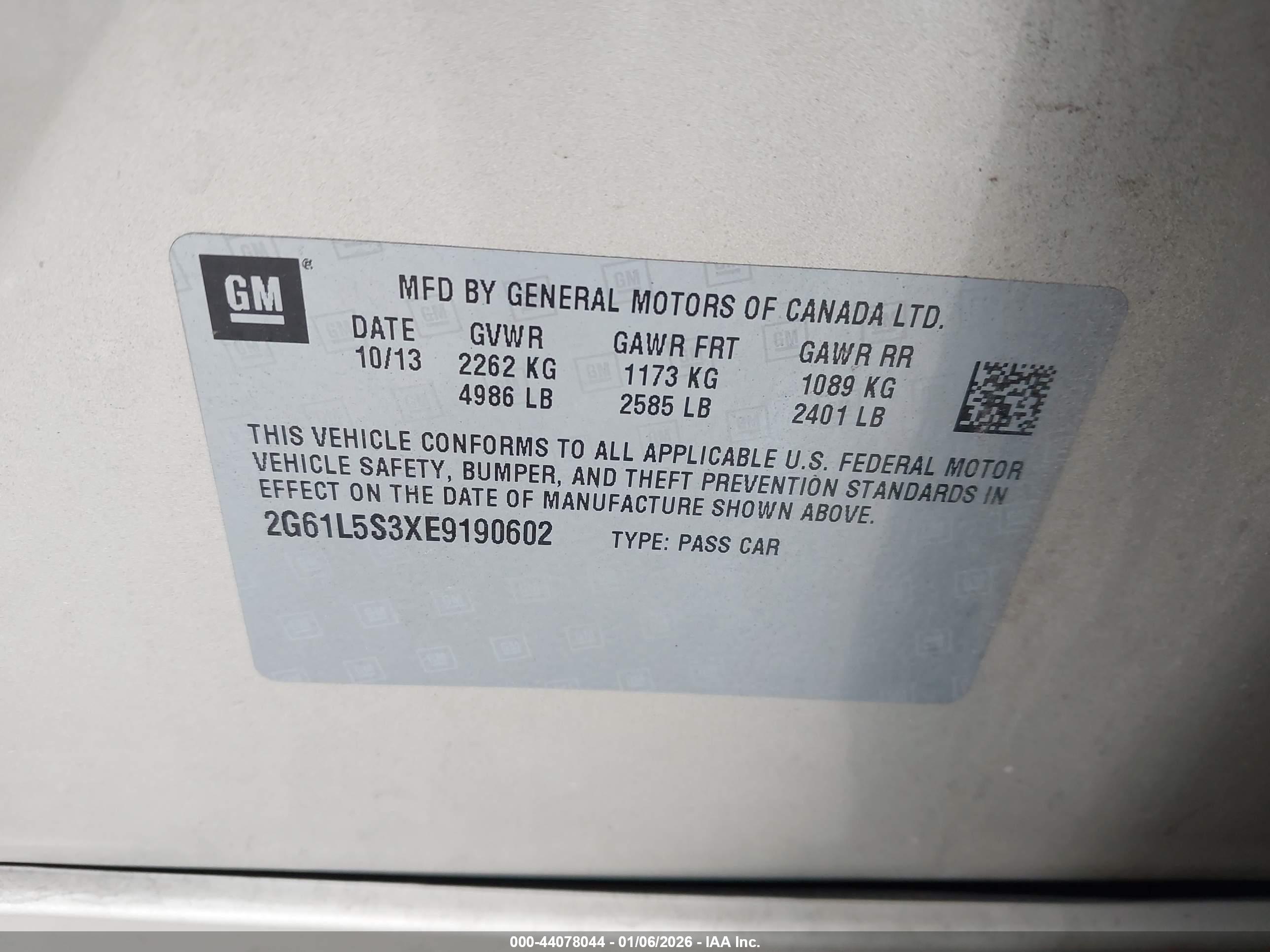 CADILLAC XTS image 9