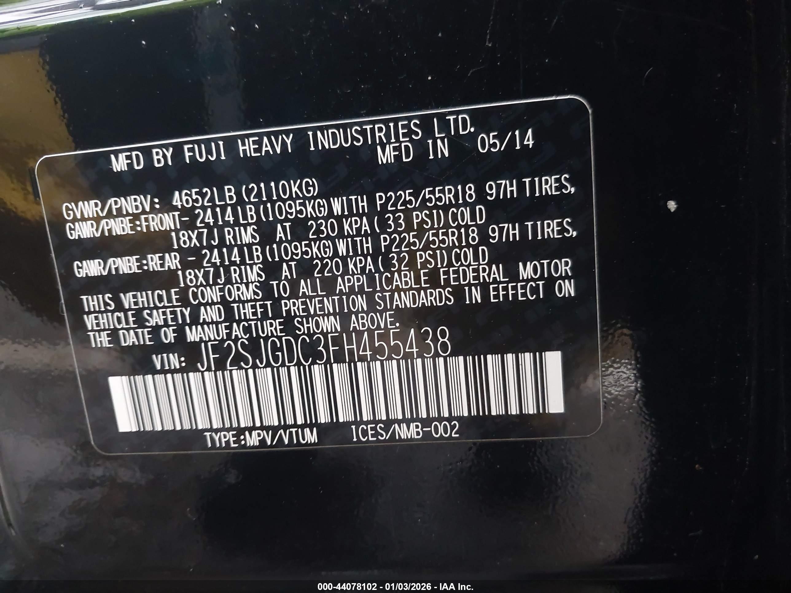 SUBARU FORESTER image 9