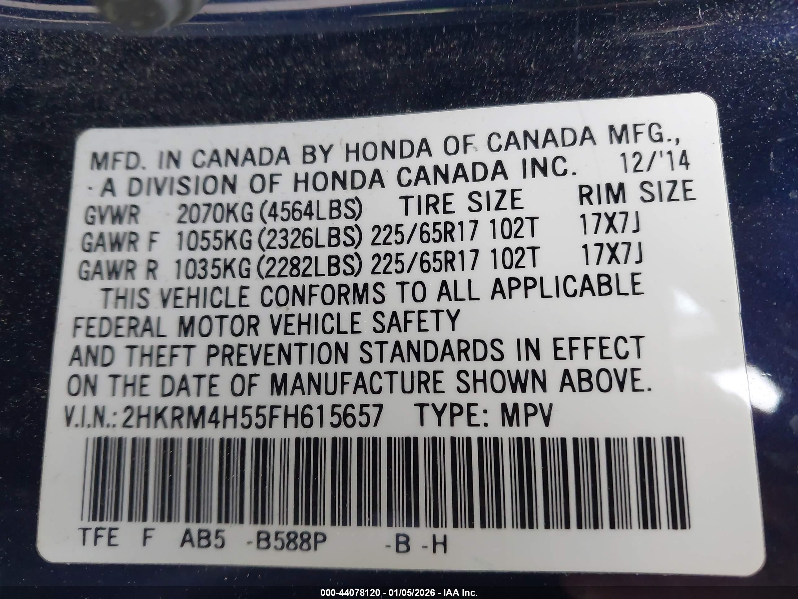 HONDA CR-V image 9