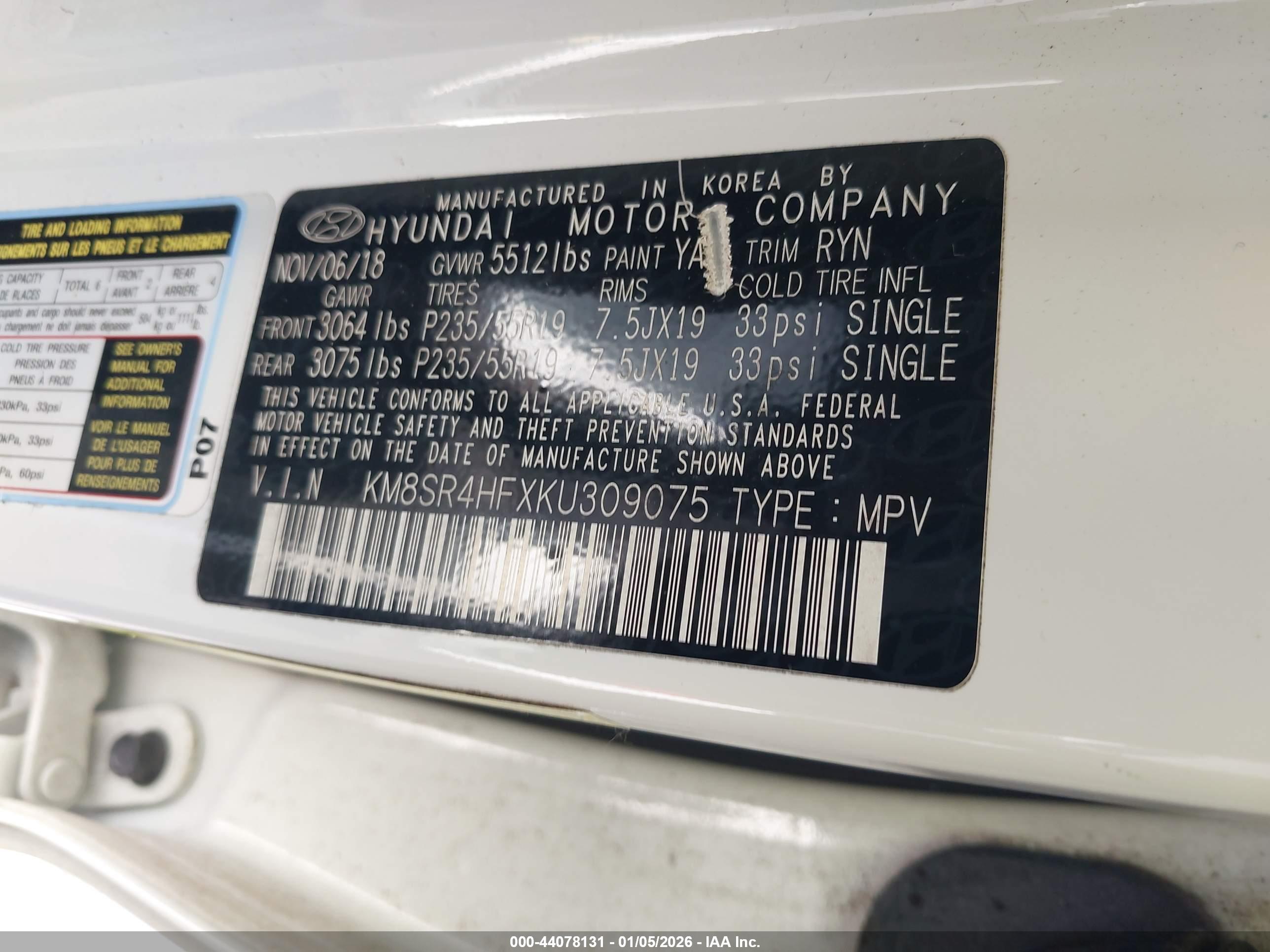 HYUNDAI SANTA image 9