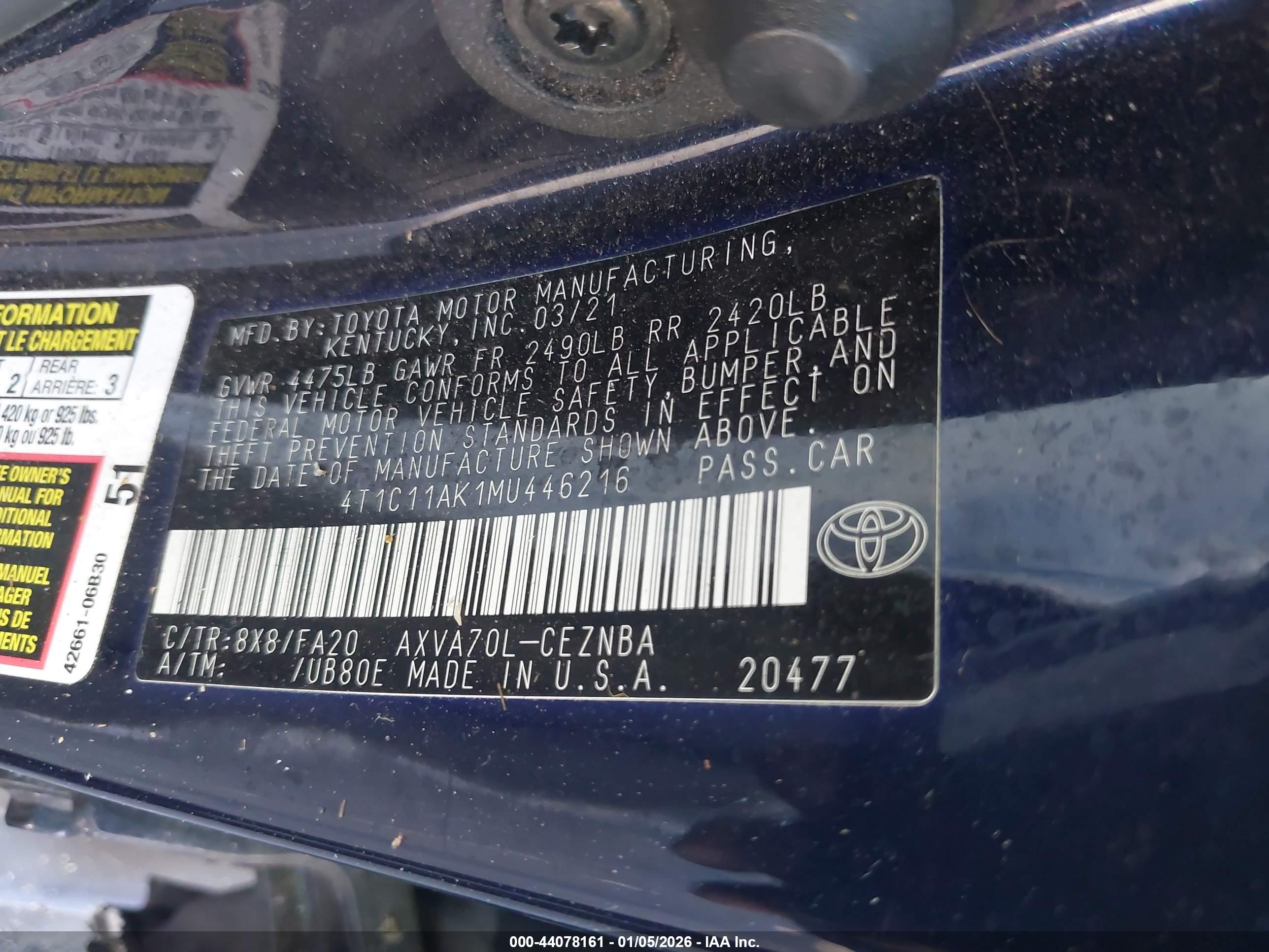 TOYOTA CAMRY image 9