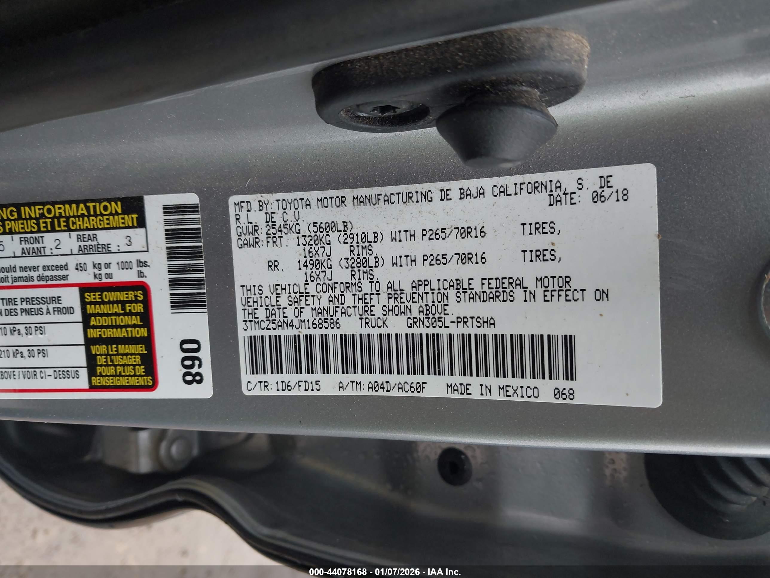 TOYOTA TACOMA image 9