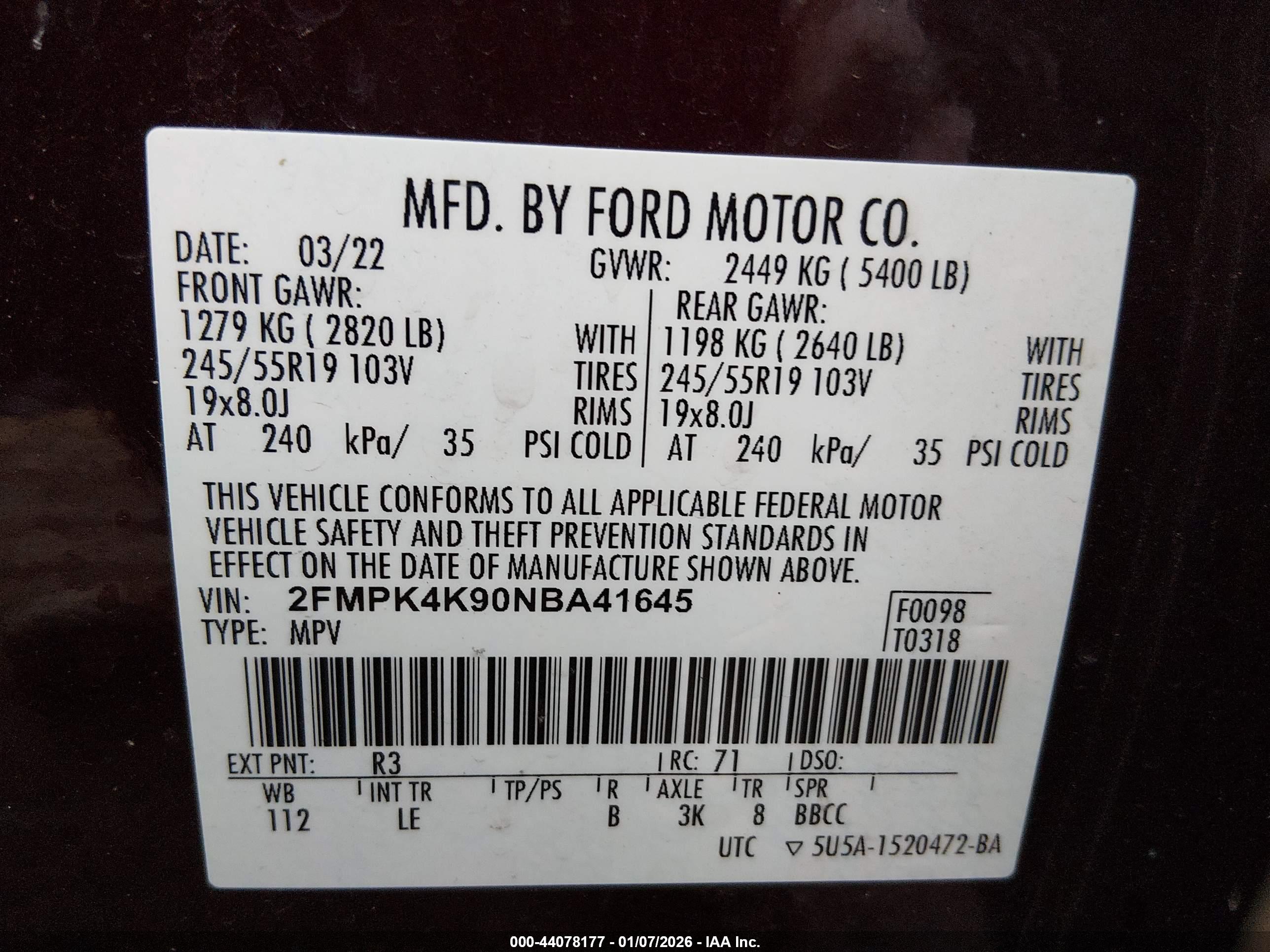 FORD EDGE image 9