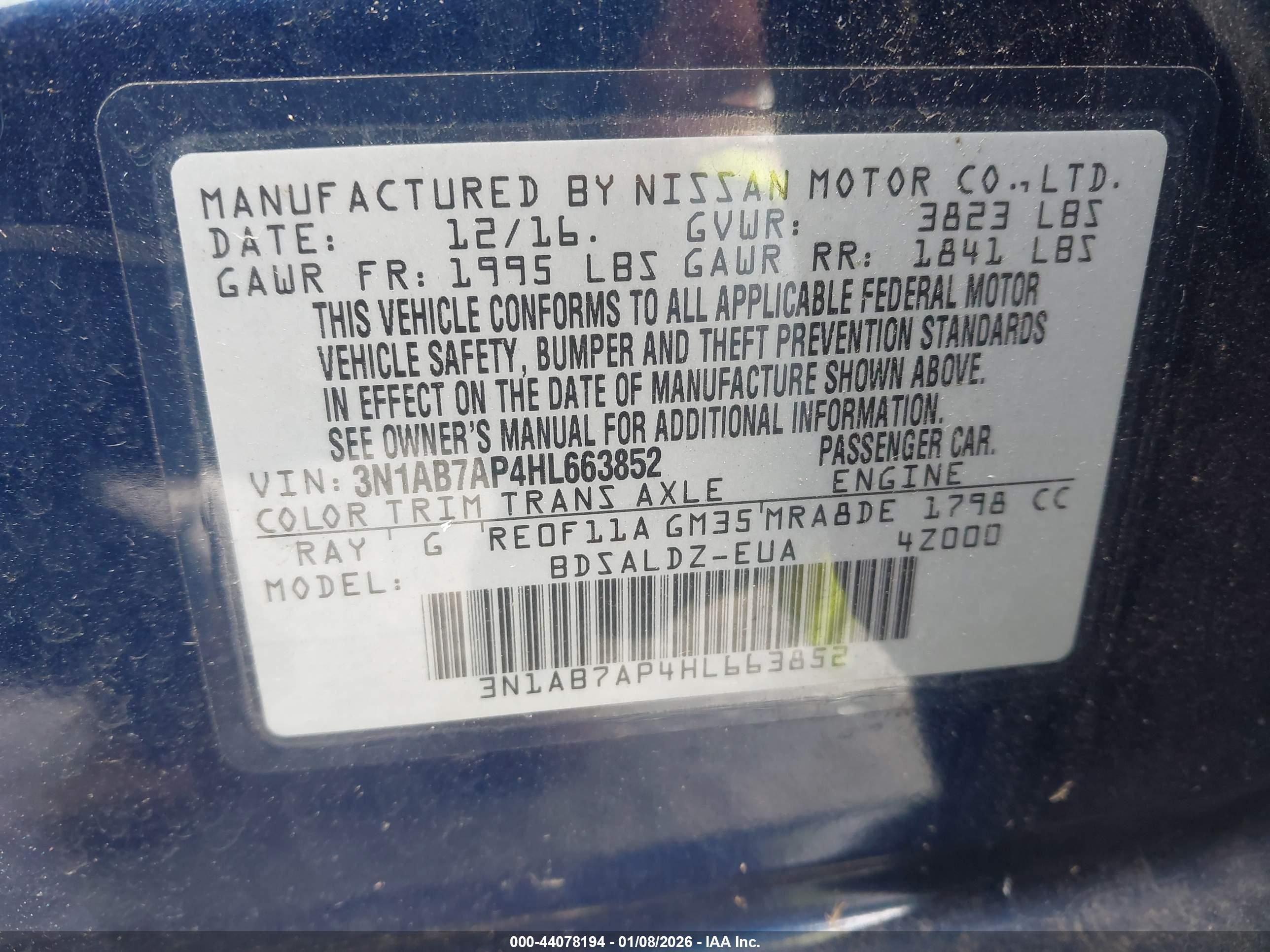 NISSAN SENTRA image 9