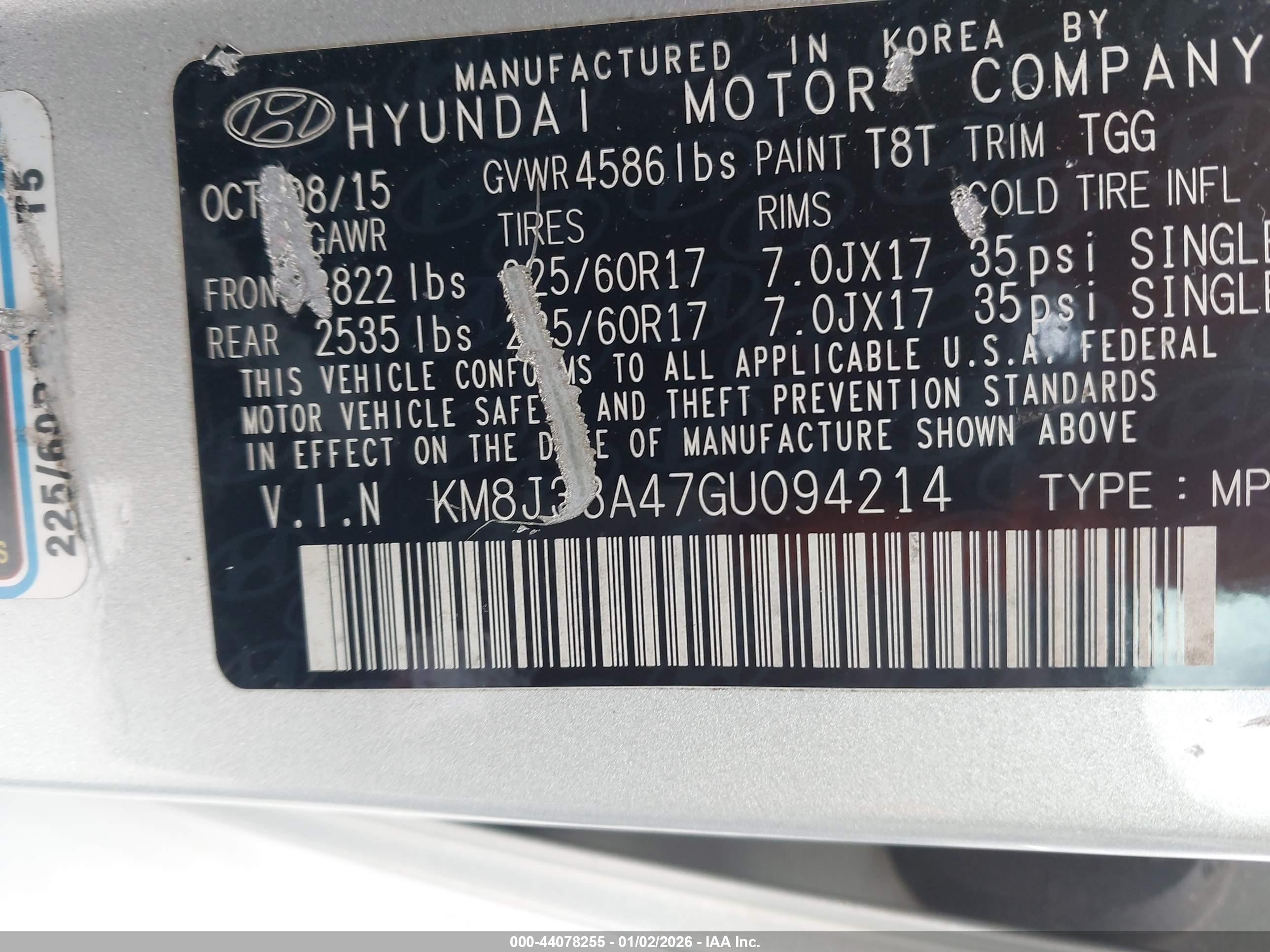 HYUNDAI TUCSON image 9