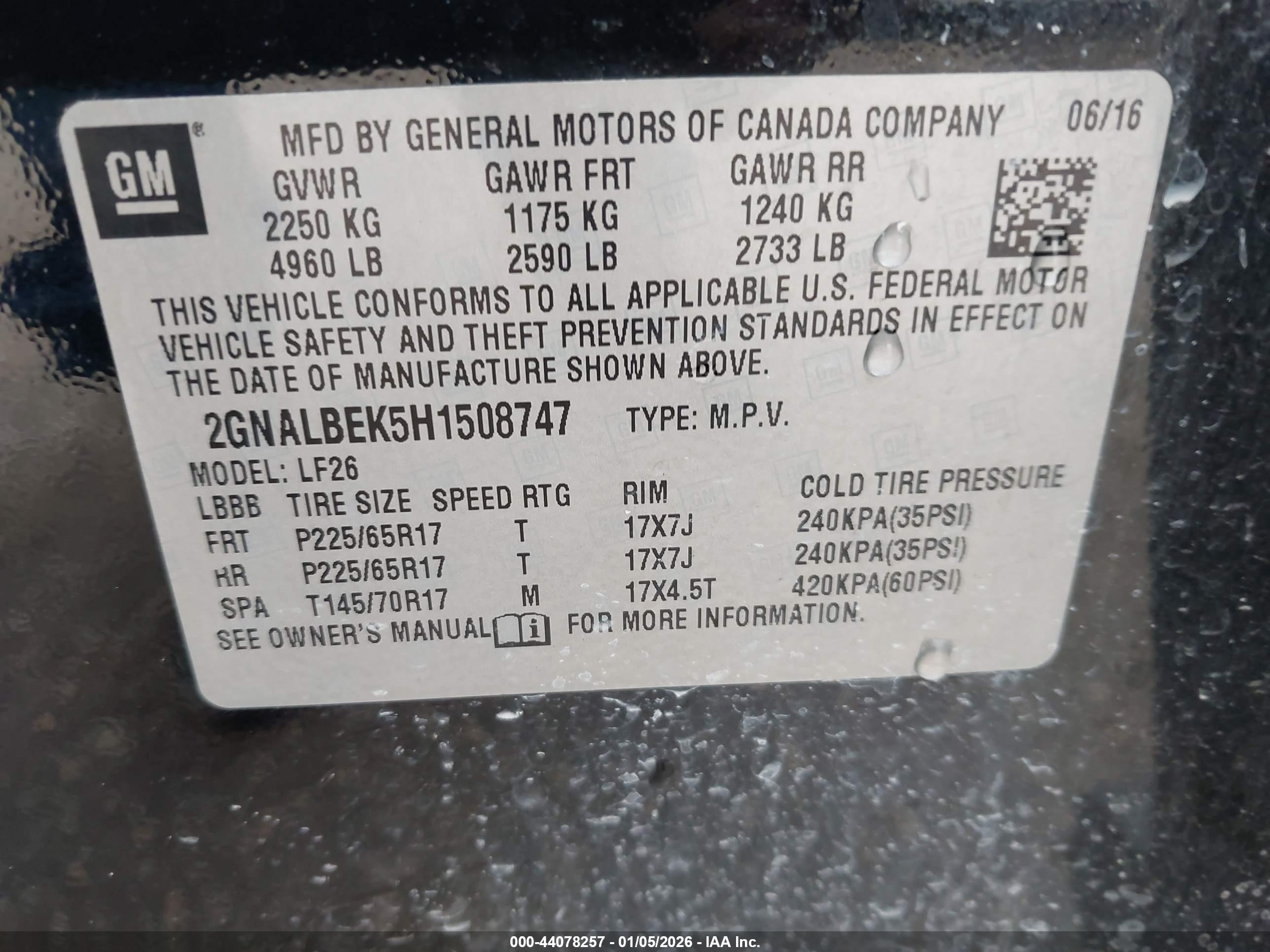 CHEVROLET EQUINOX image 9