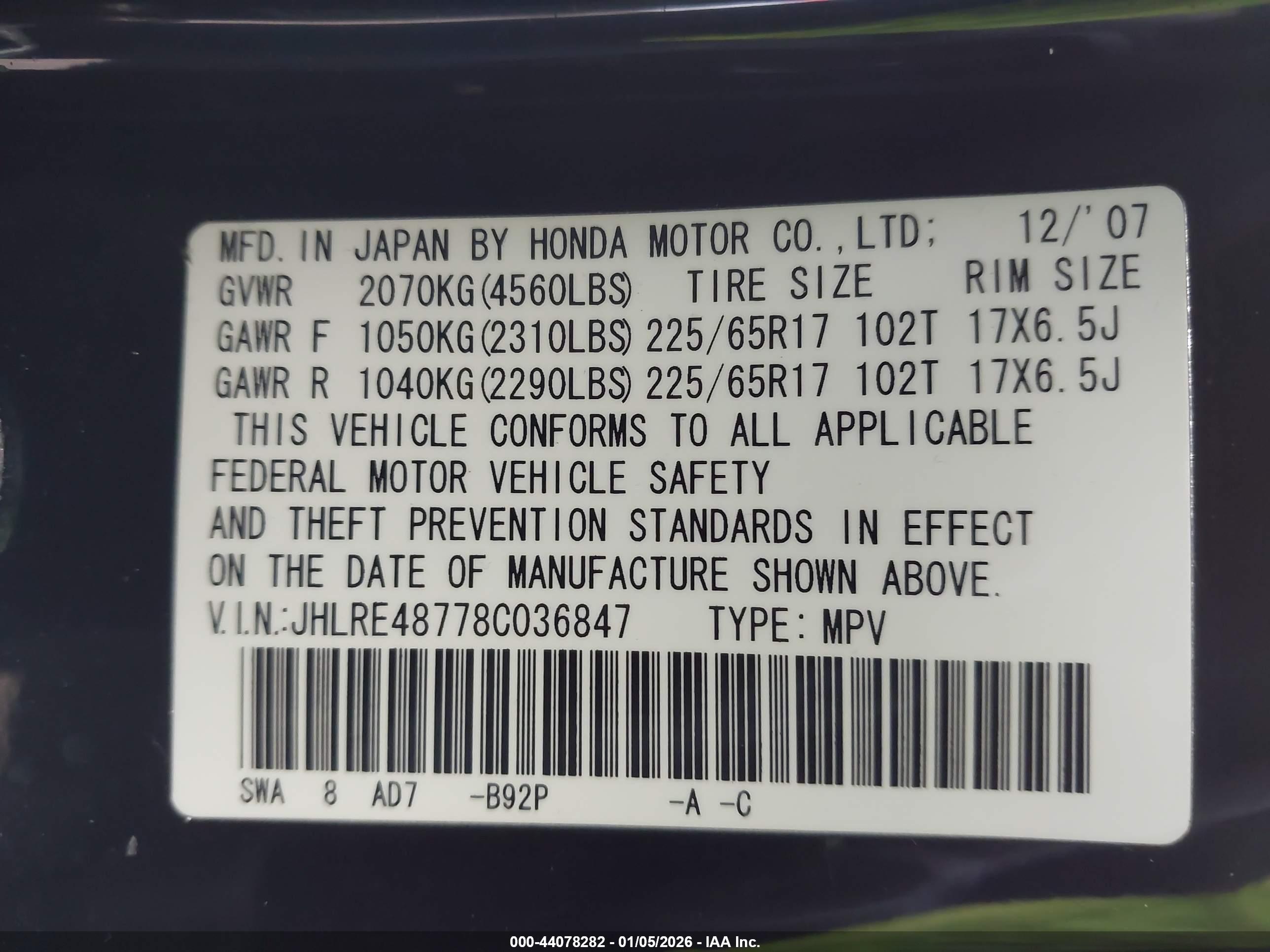 HONDA CR-V image 9
