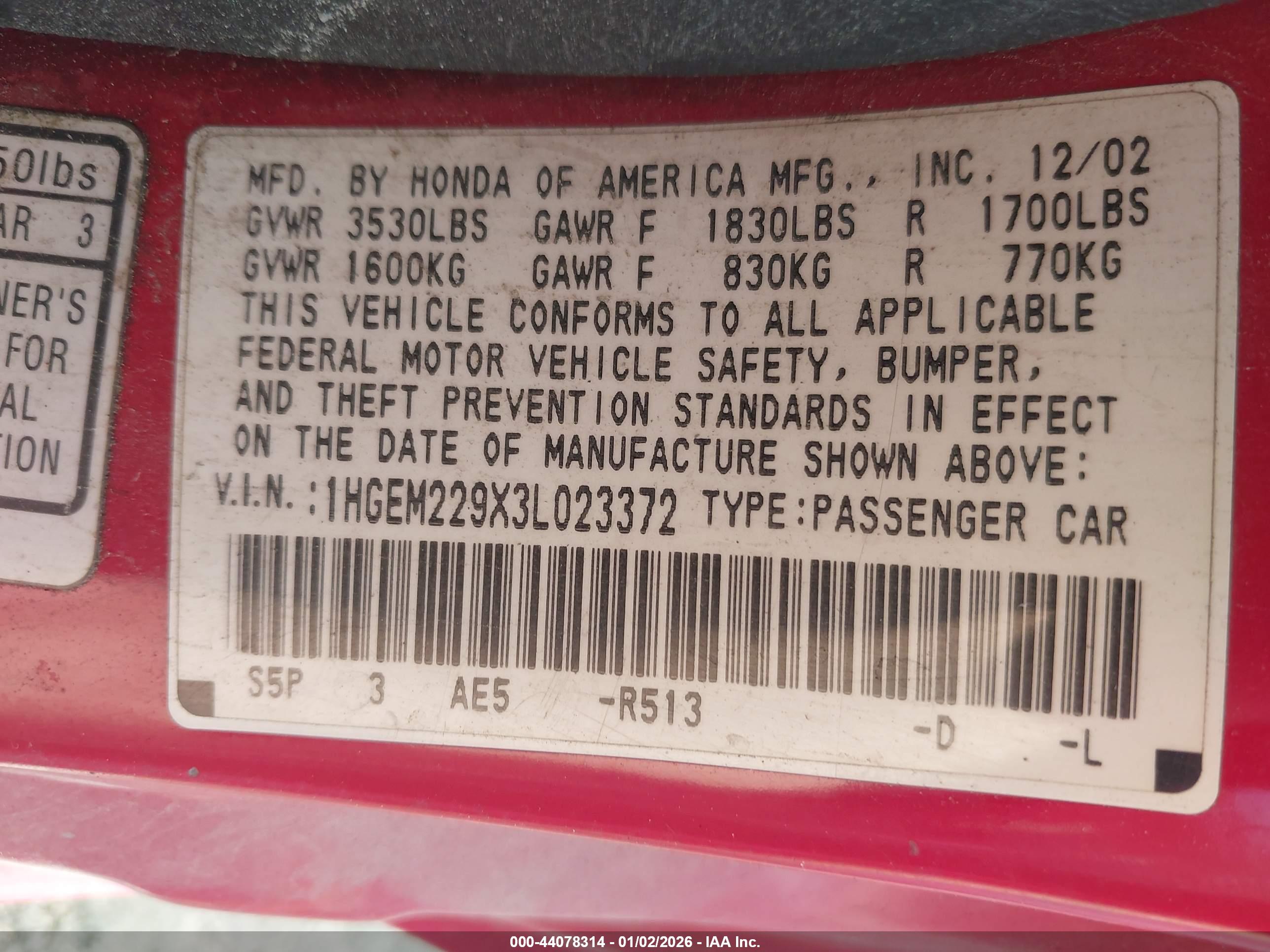 HONDA CIVIC image 9