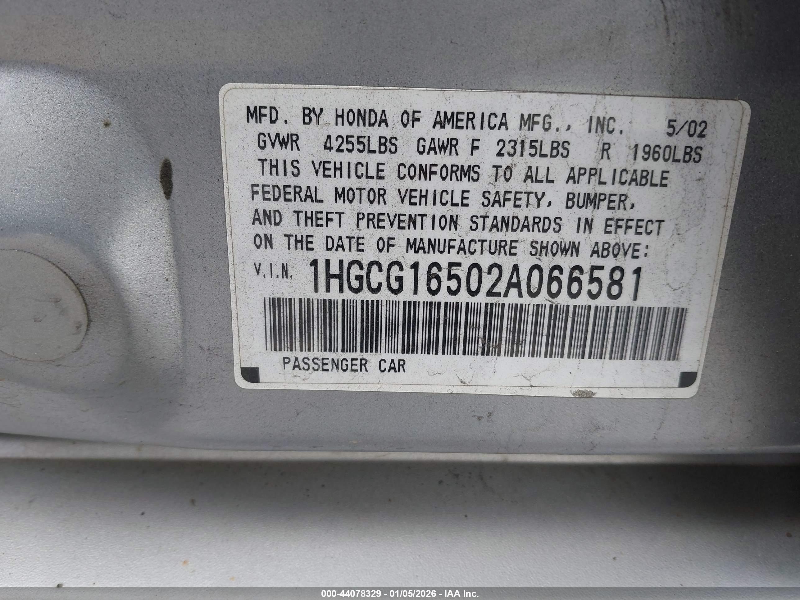 HONDA ACCORD image 9