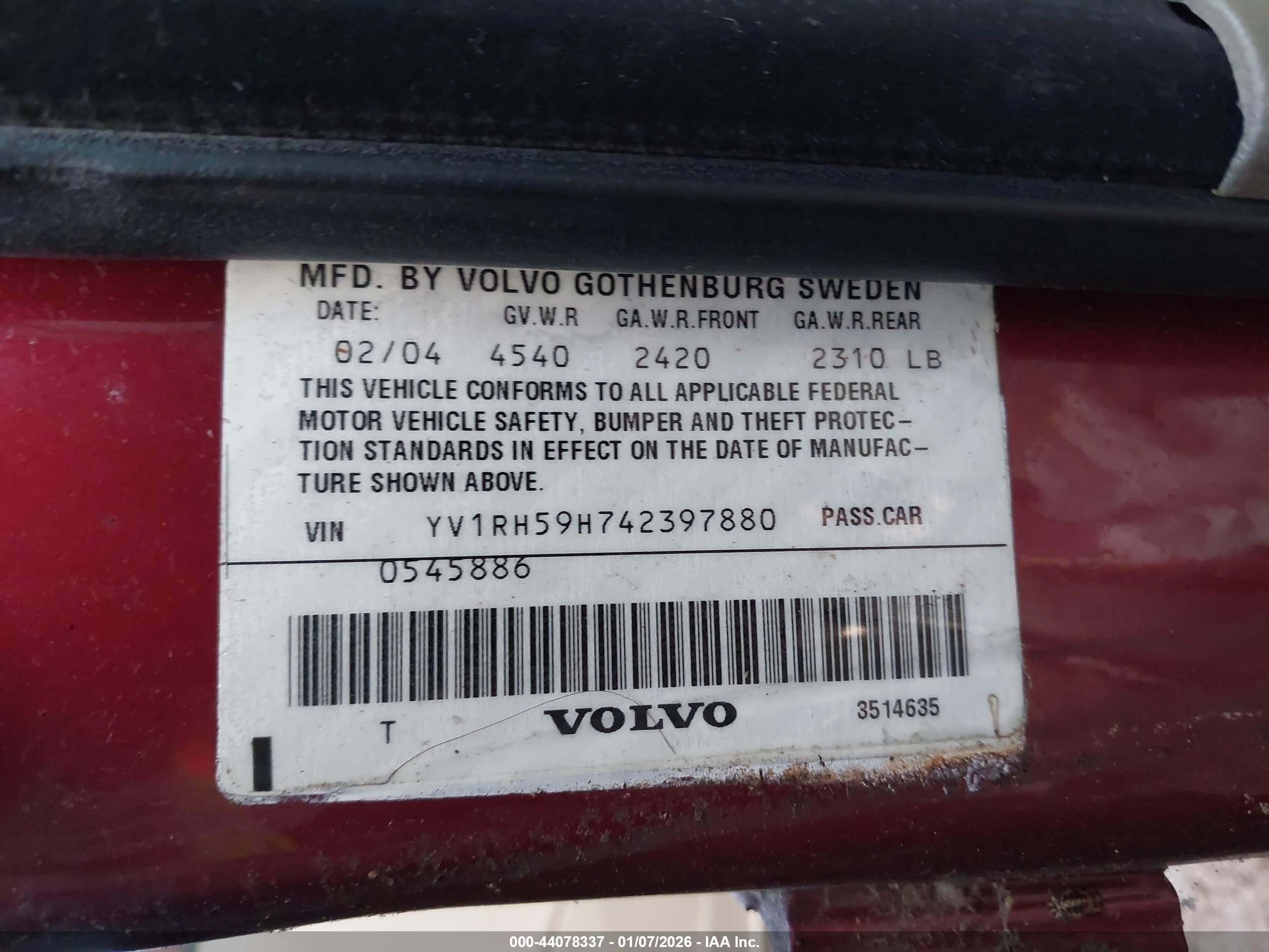 VOLVO S60 image 9