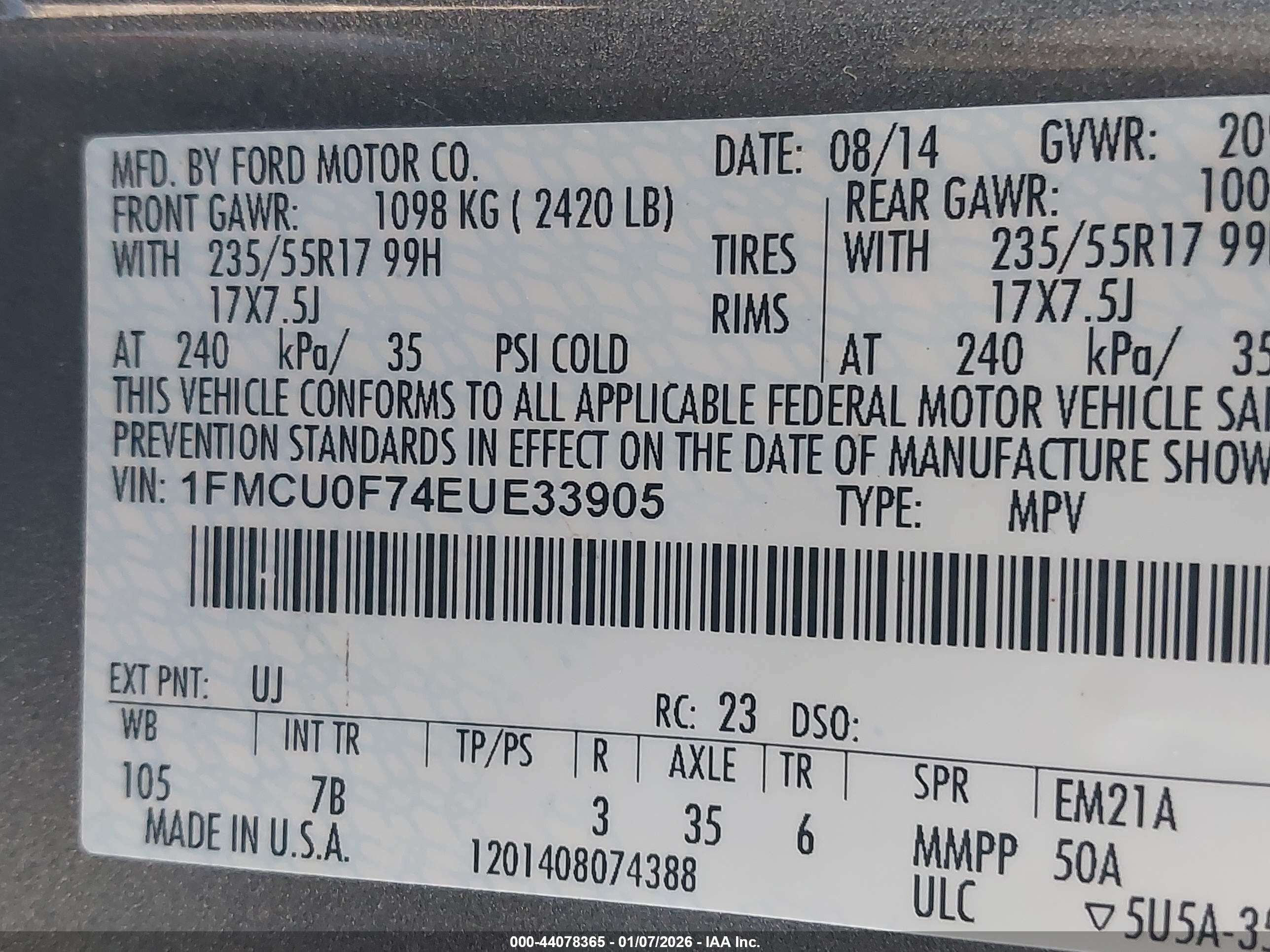 FORD ESCAPE image 9