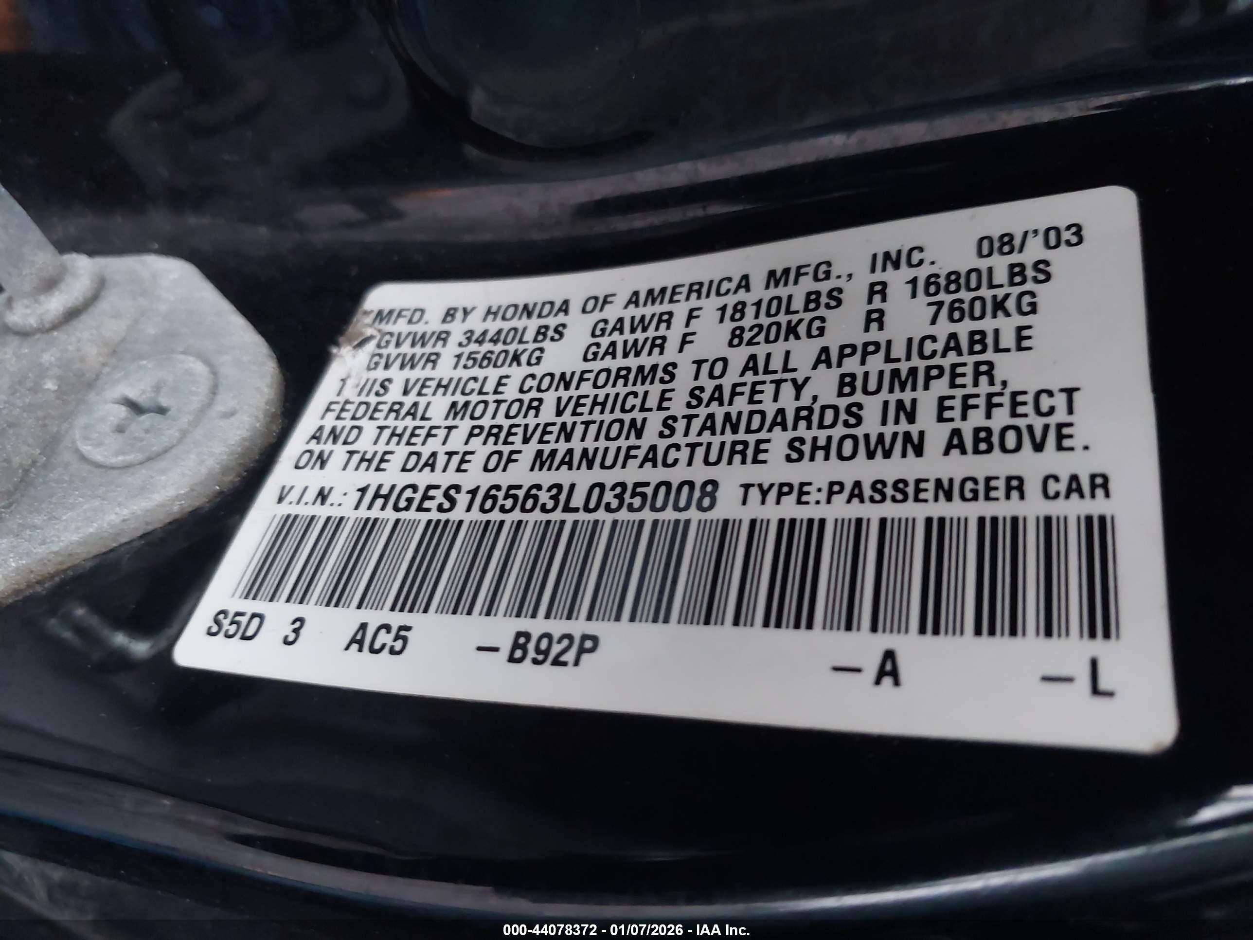 HONDA CIVIC image 9