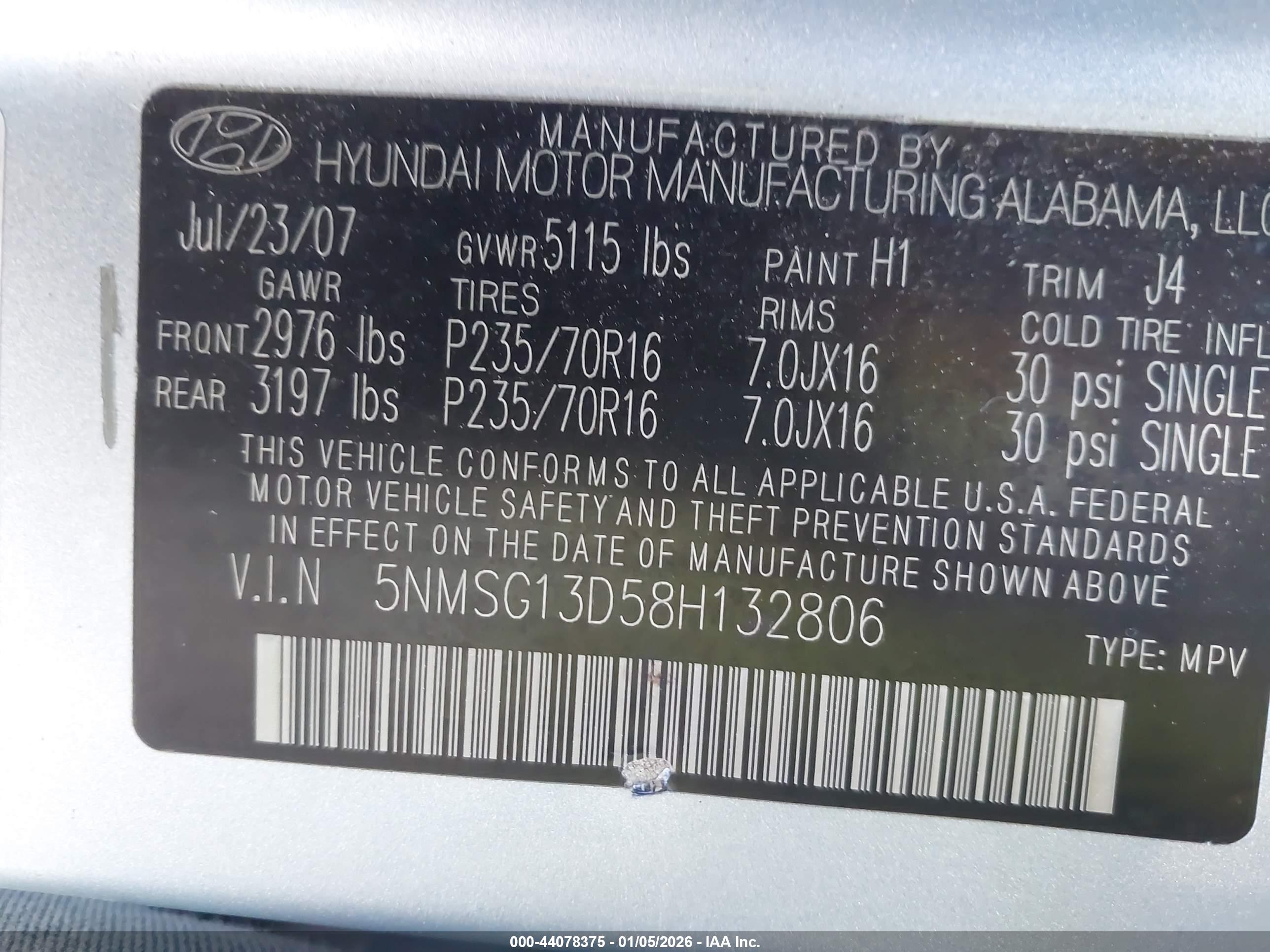 HYUNDAI SANTA image 9