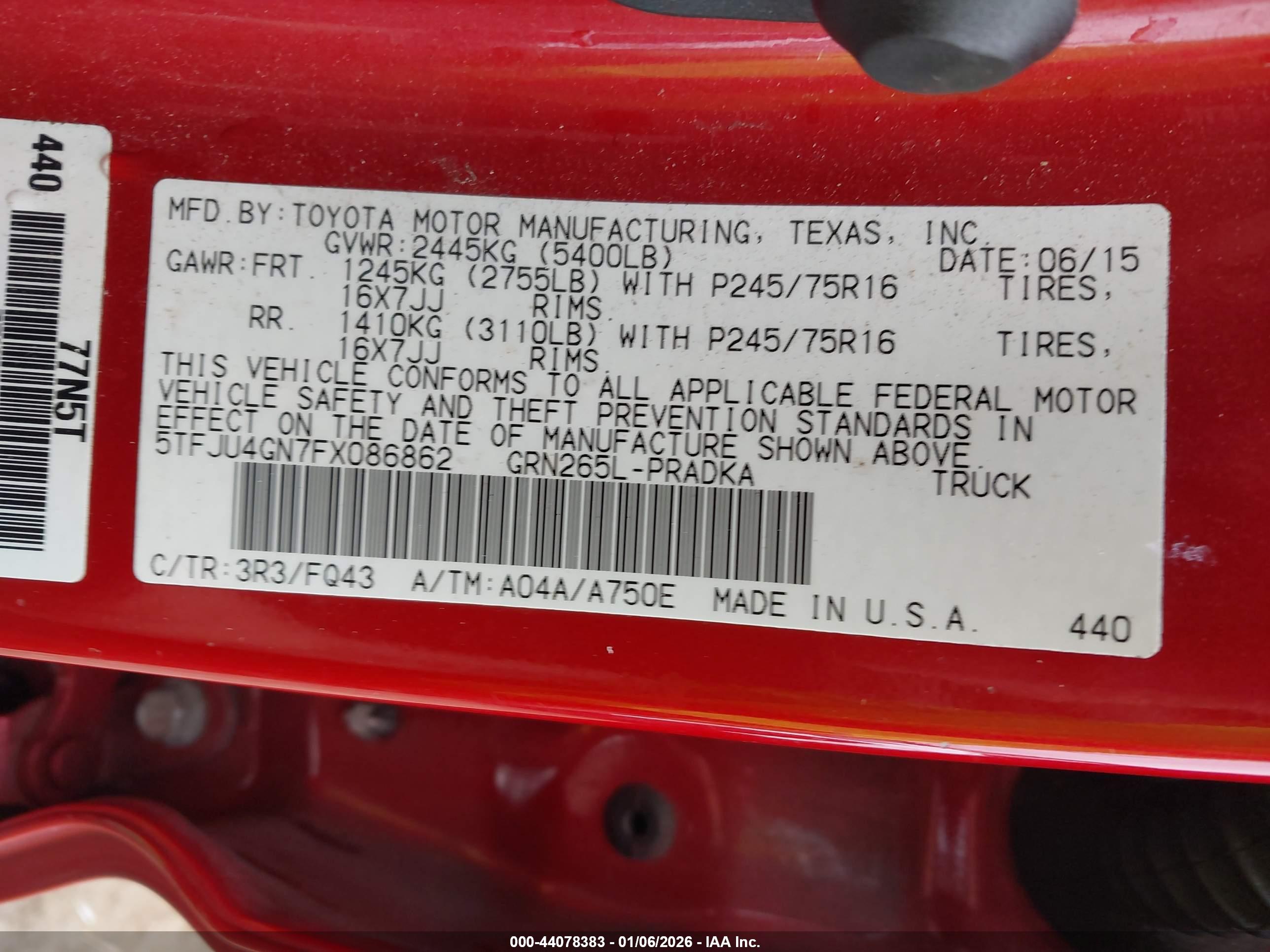 TOYOTA TACOMA image 9