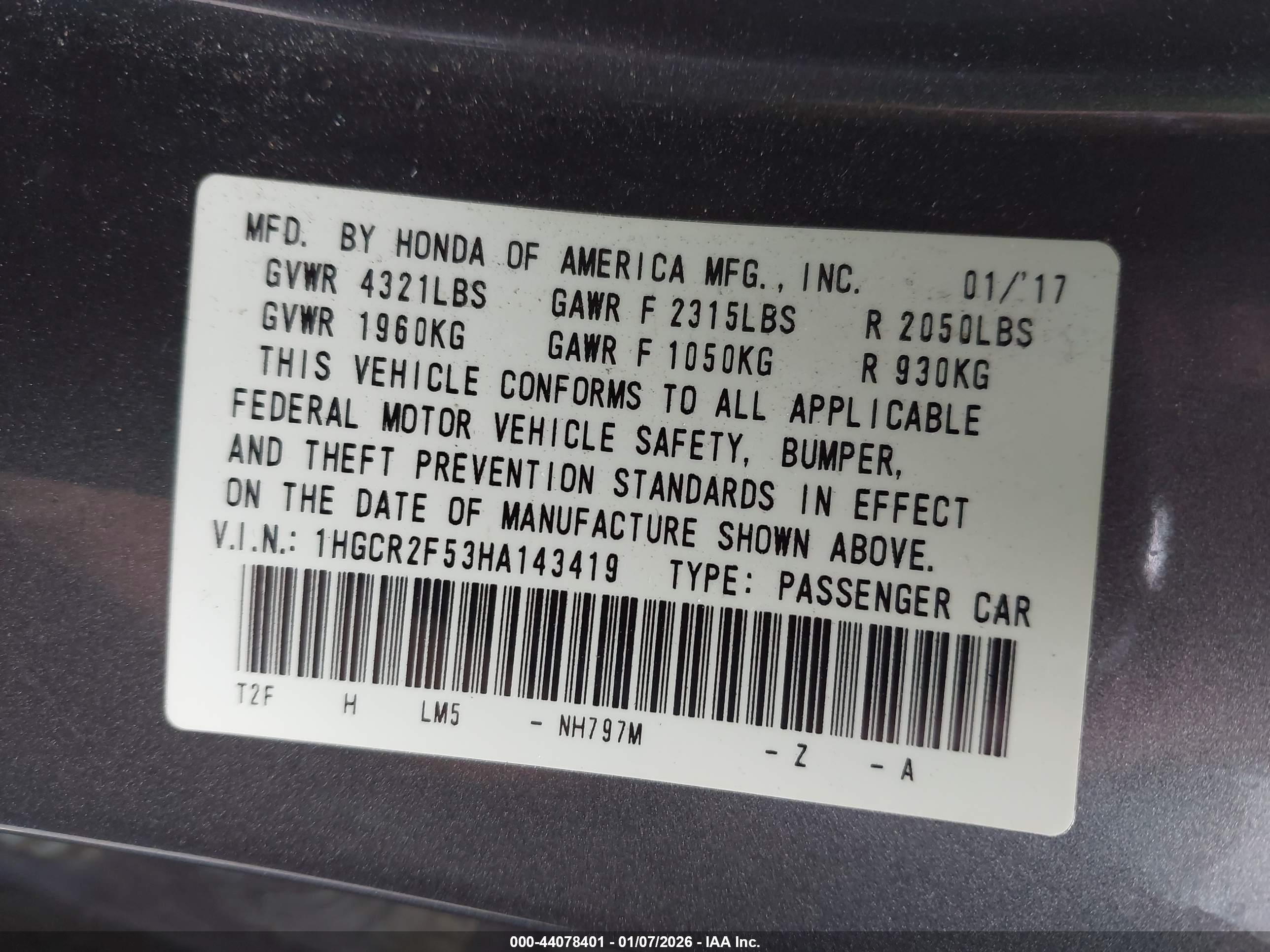 HONDA ACCORD image 9