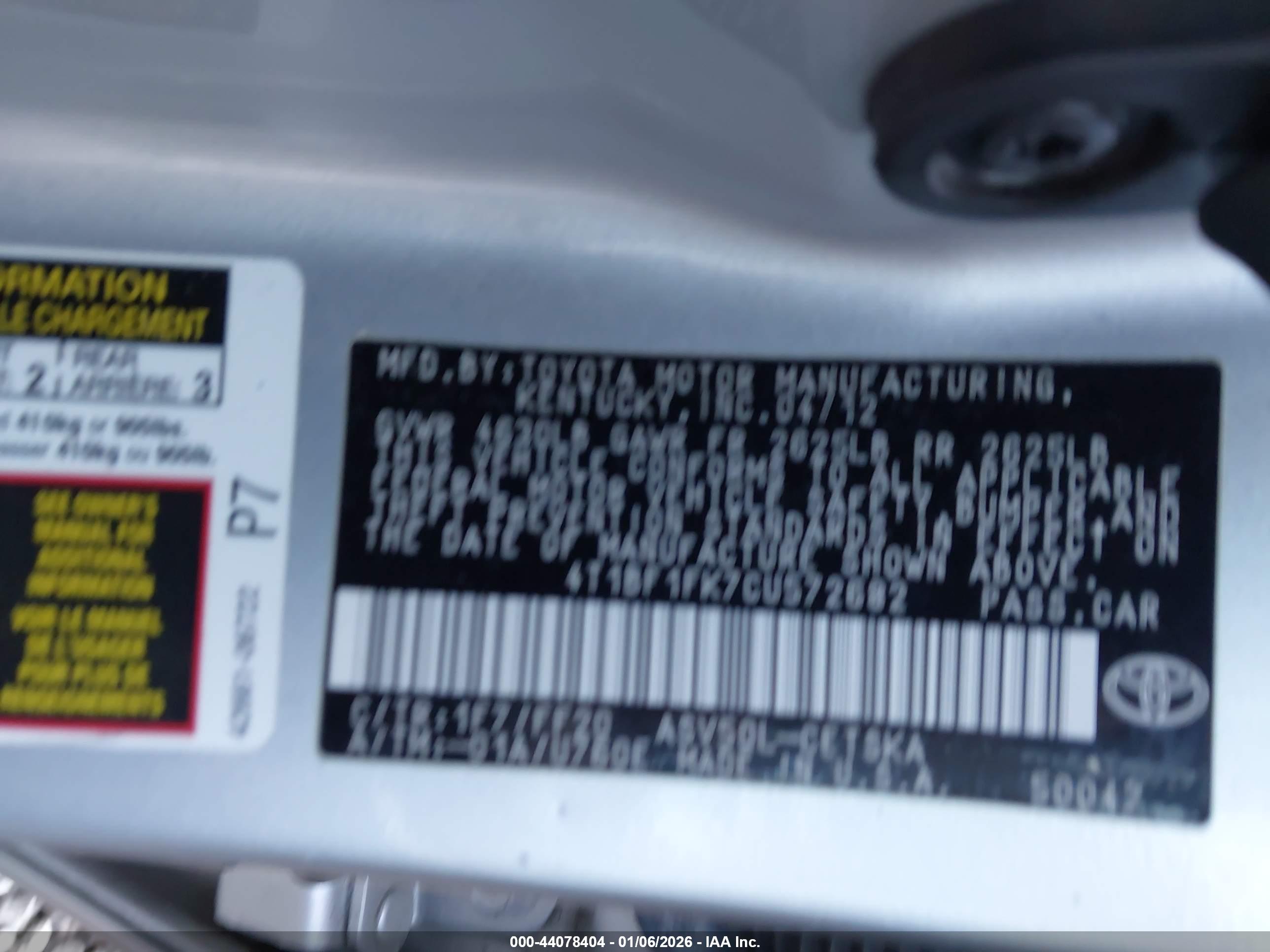 TOYOTA CAMRY image 9
