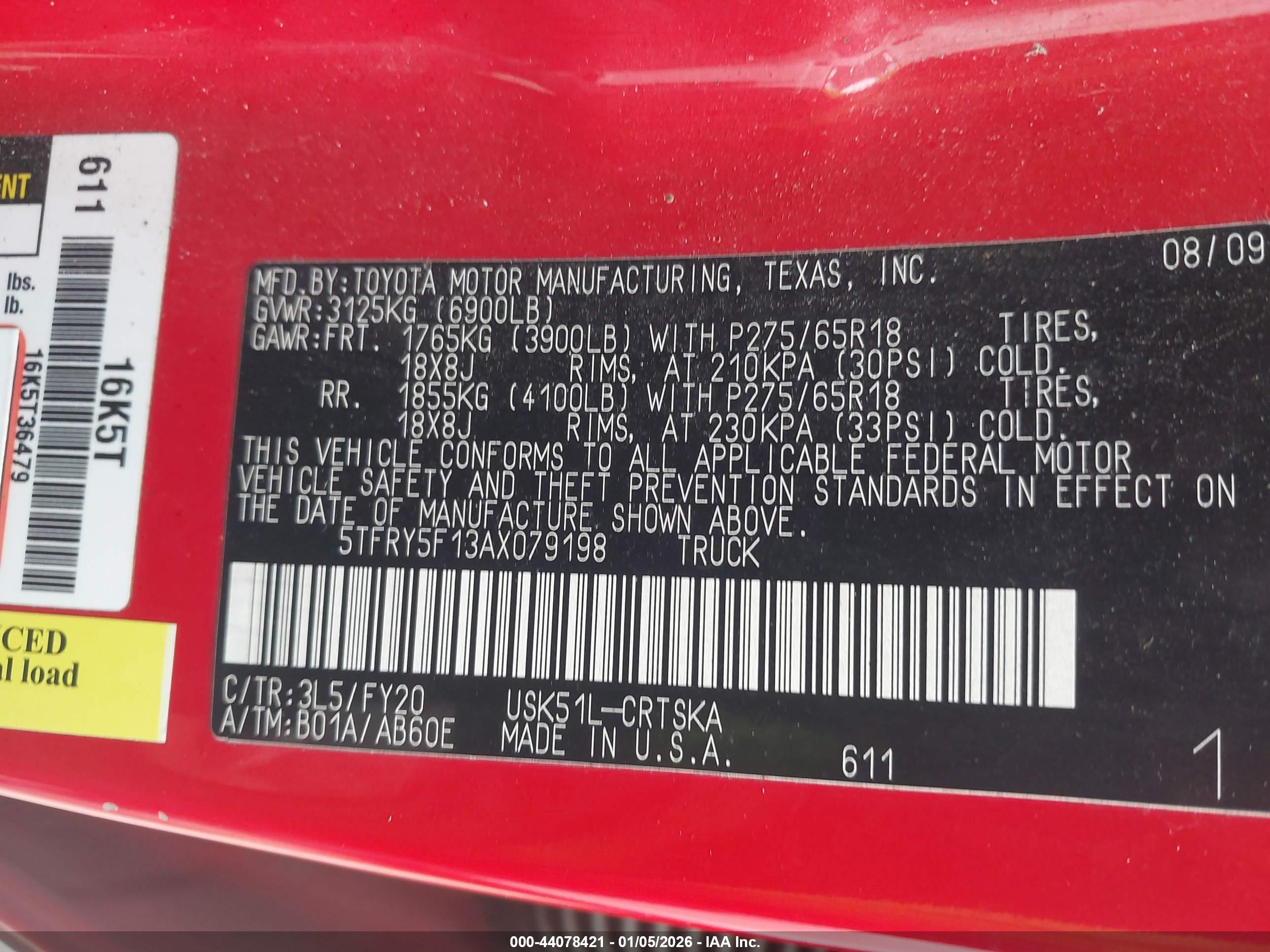 TOYOTA TUNDRA image 9