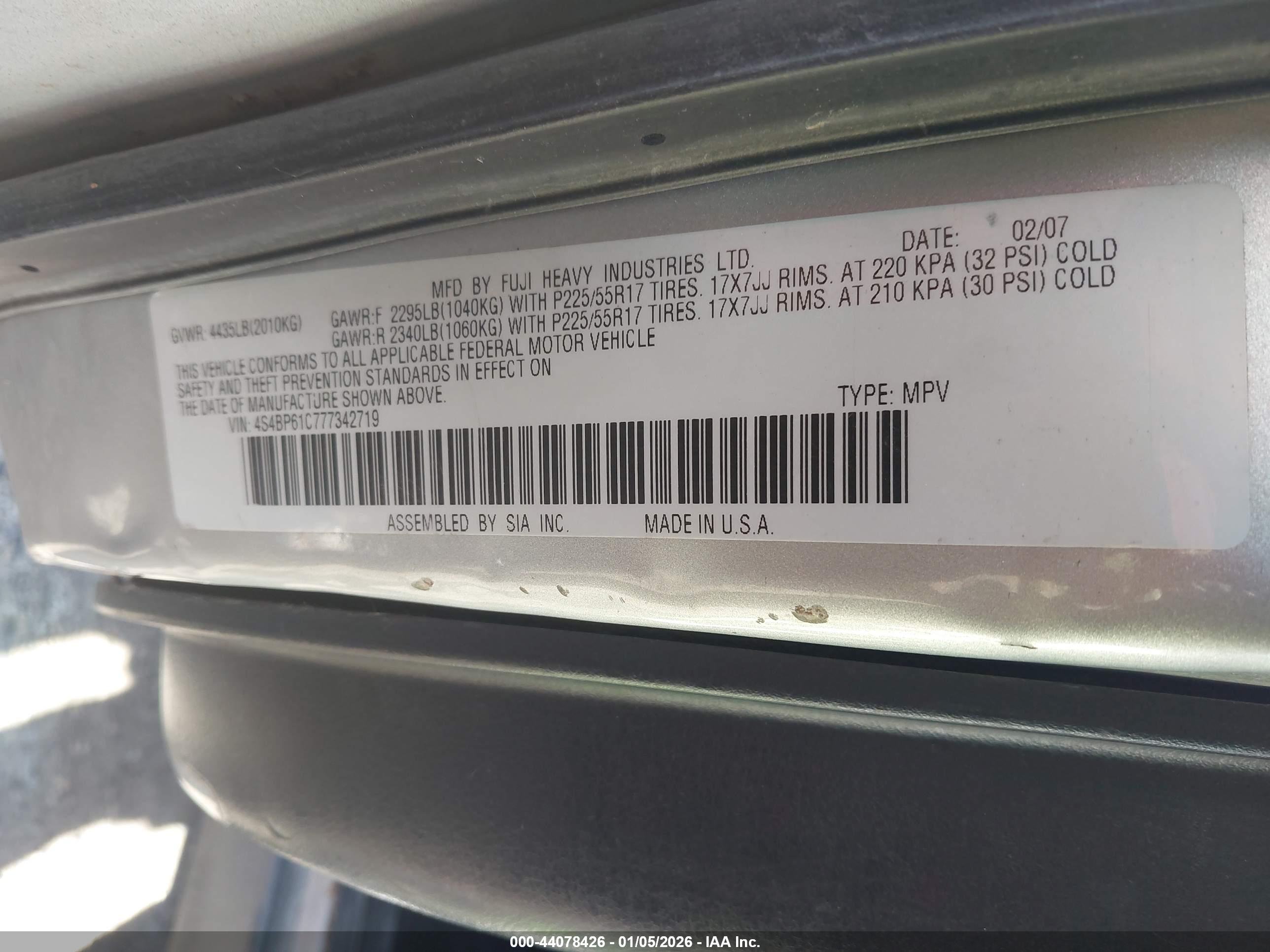SUBARU OUTBACK image 9