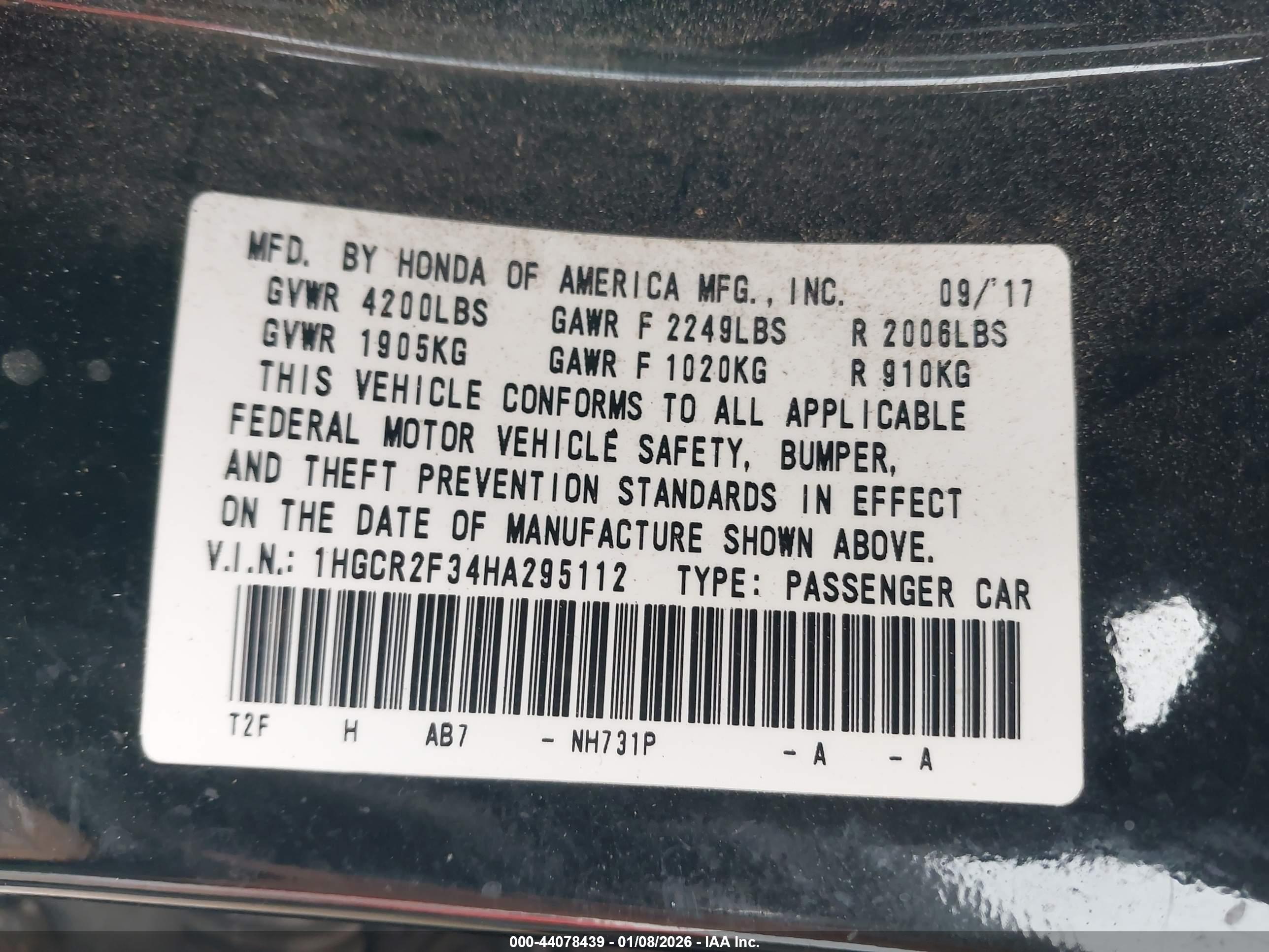 HONDA ACCORD image 9