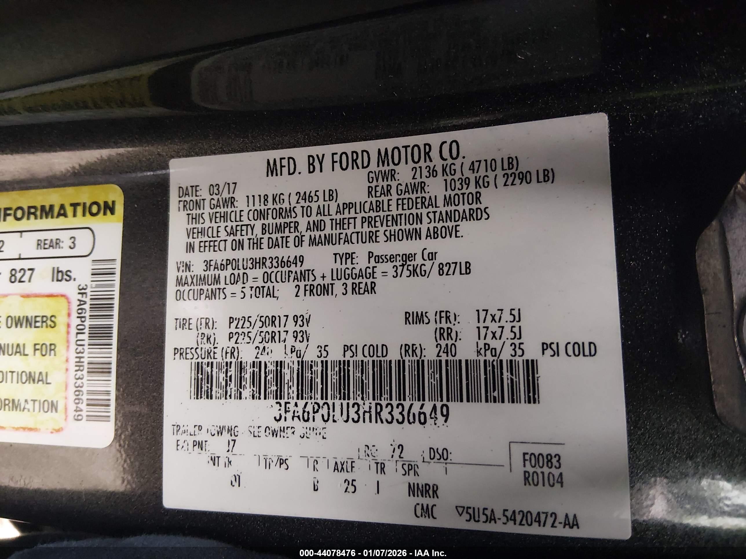 FORD FUSION image 9