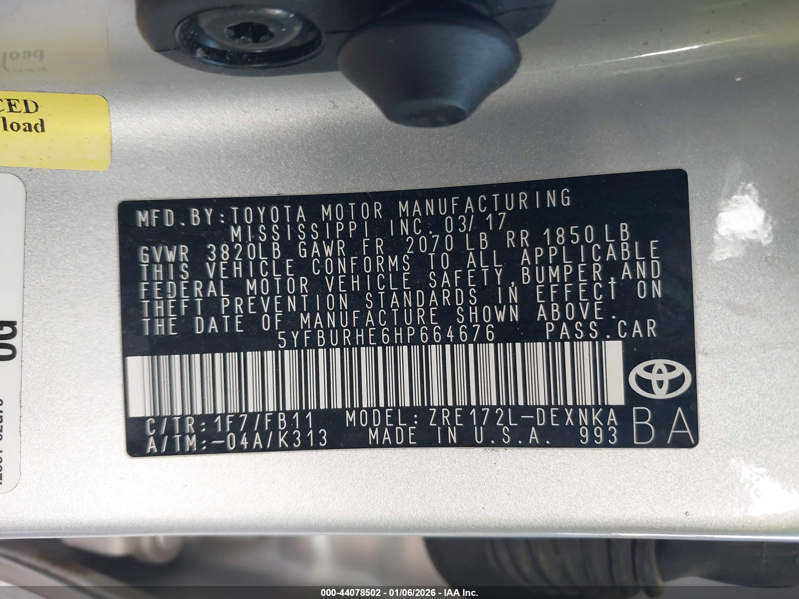 TOYOTA COROLLA image 9