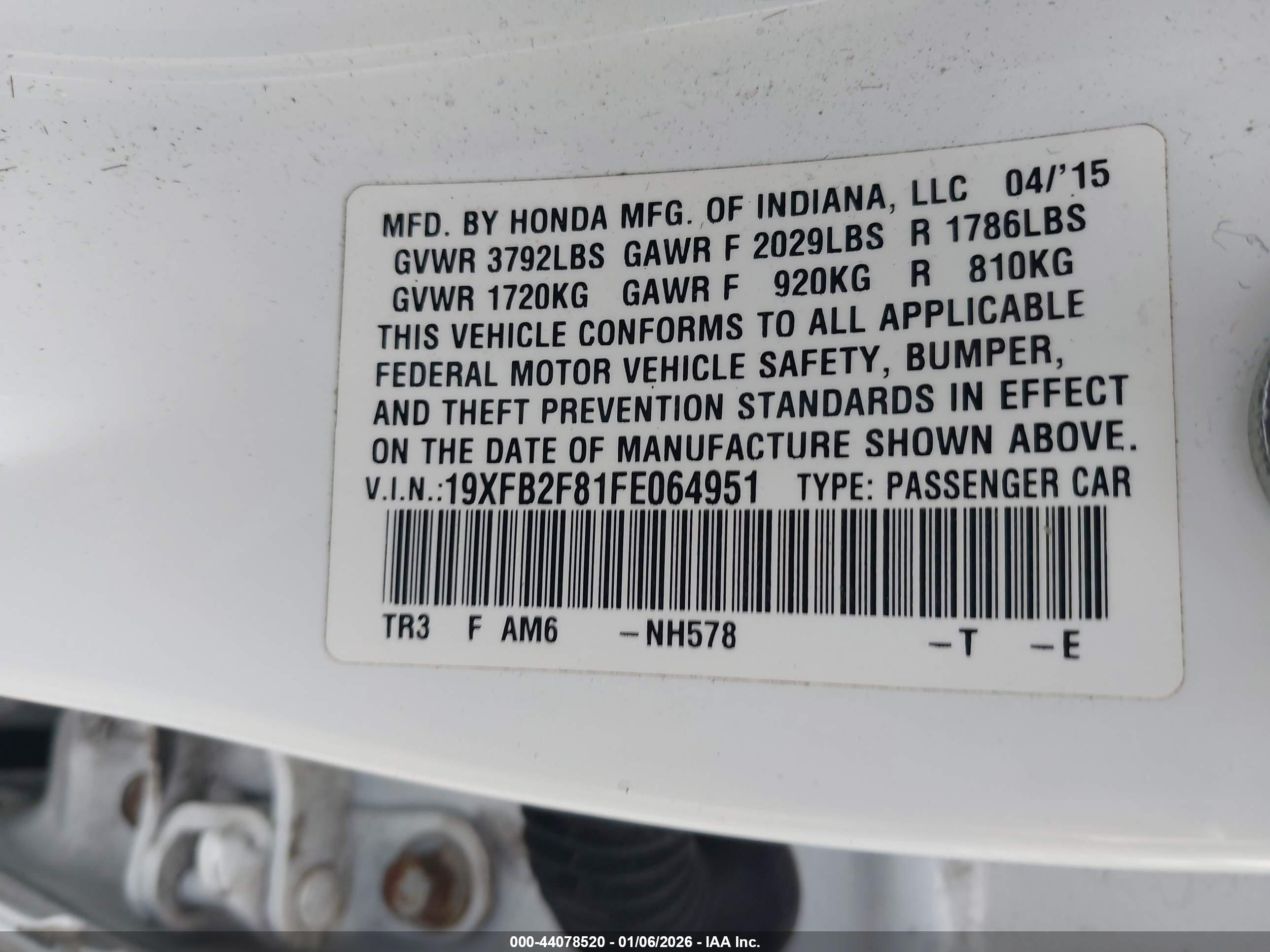 HONDA CIVIC image 9