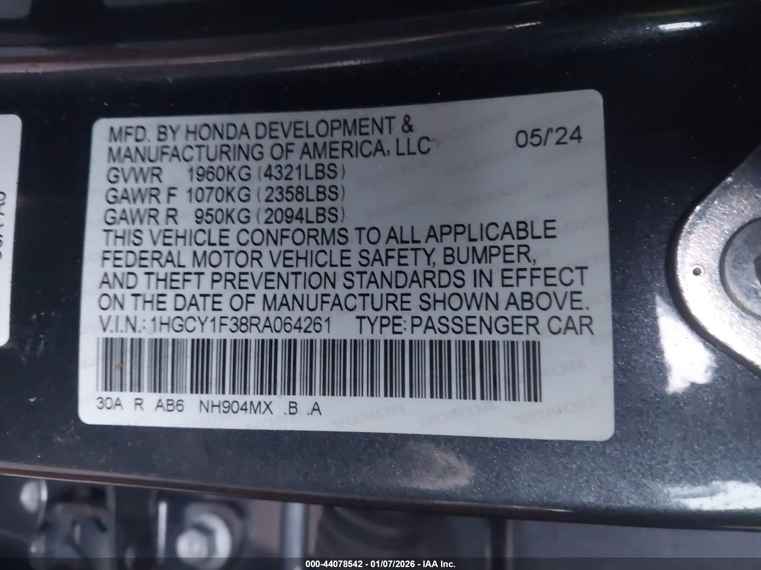 HONDA ACCORD image 9