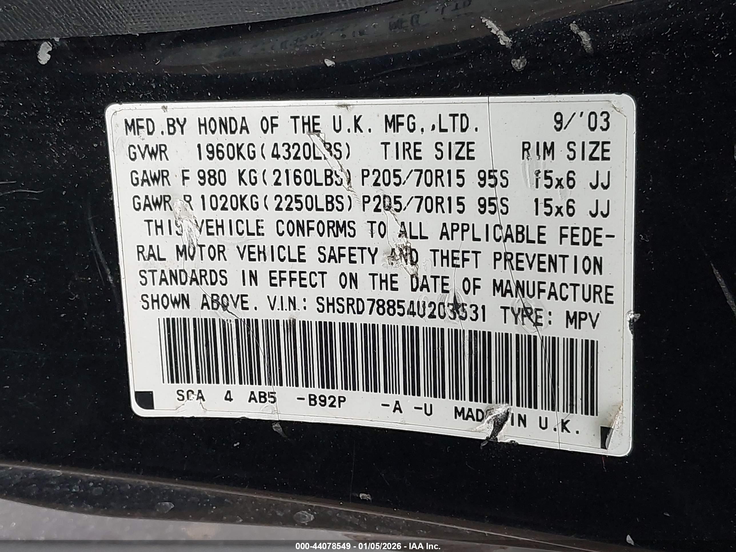 HONDA CR-V image 9