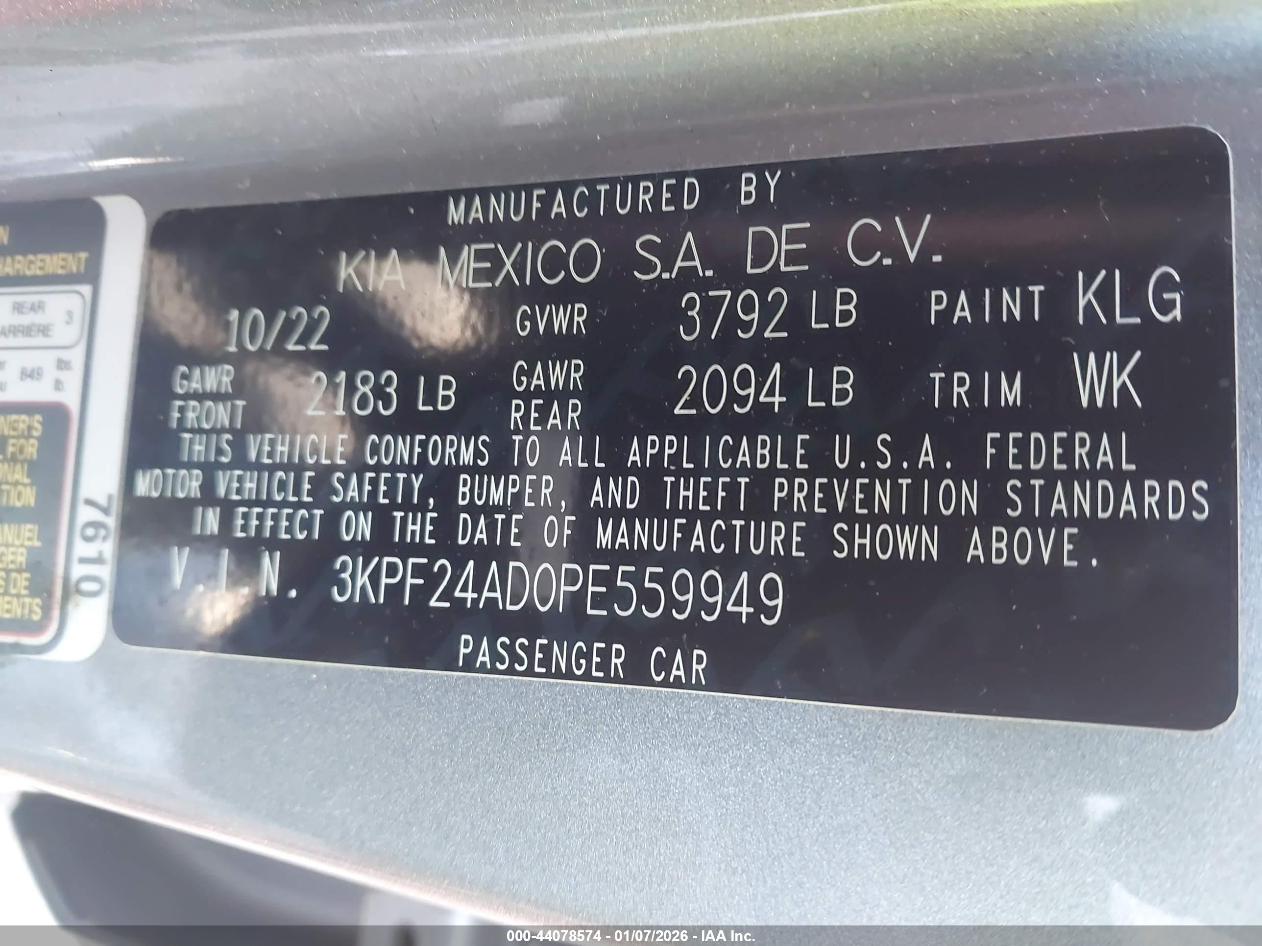 KIA FORTE image 9