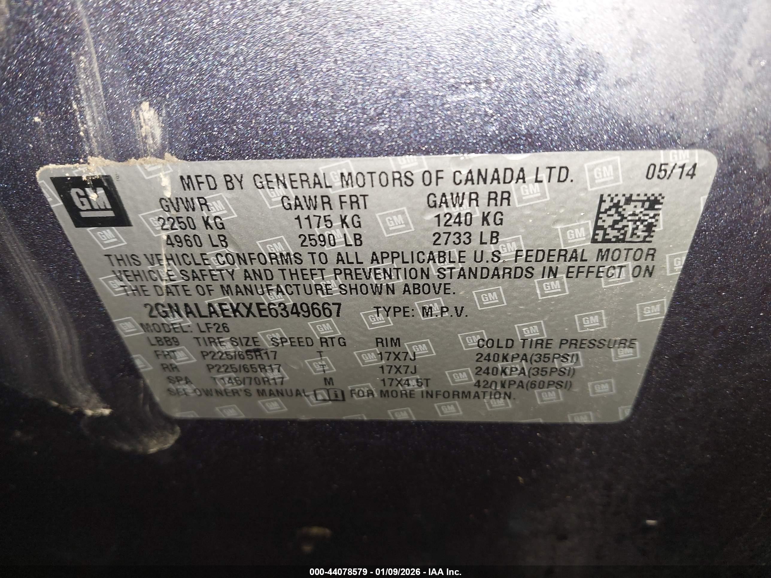 CHEVROLET EQUINOX image 9