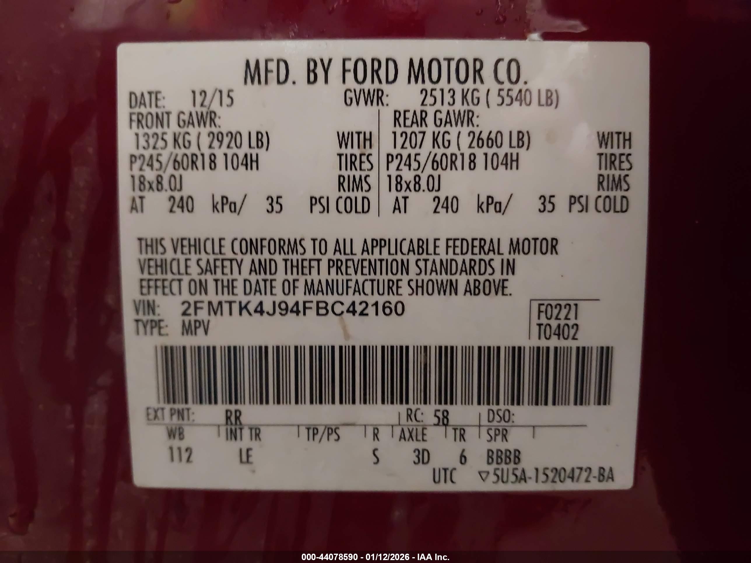 FORD EDGE image 9