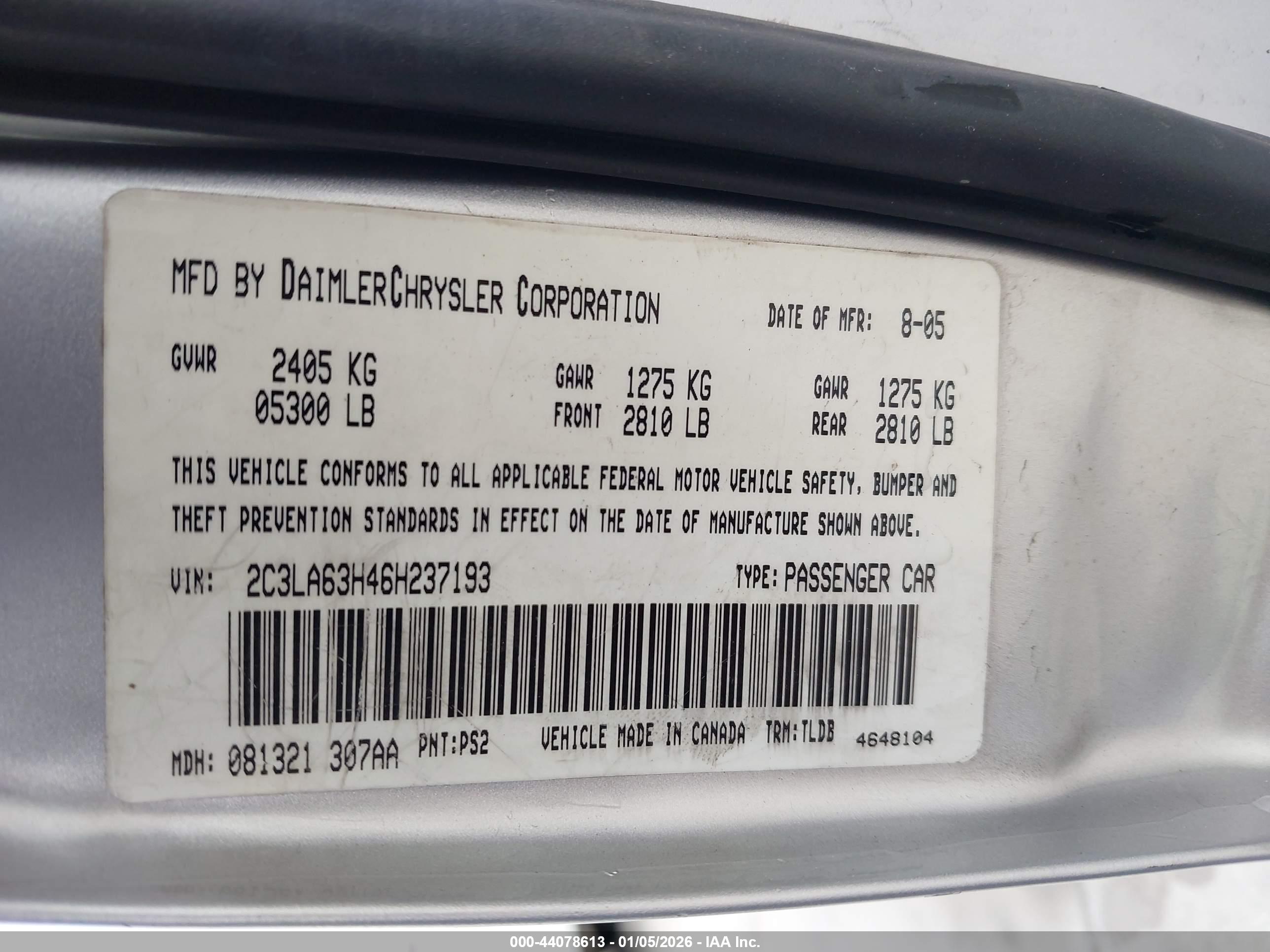 CHRYSLER 300C image 9